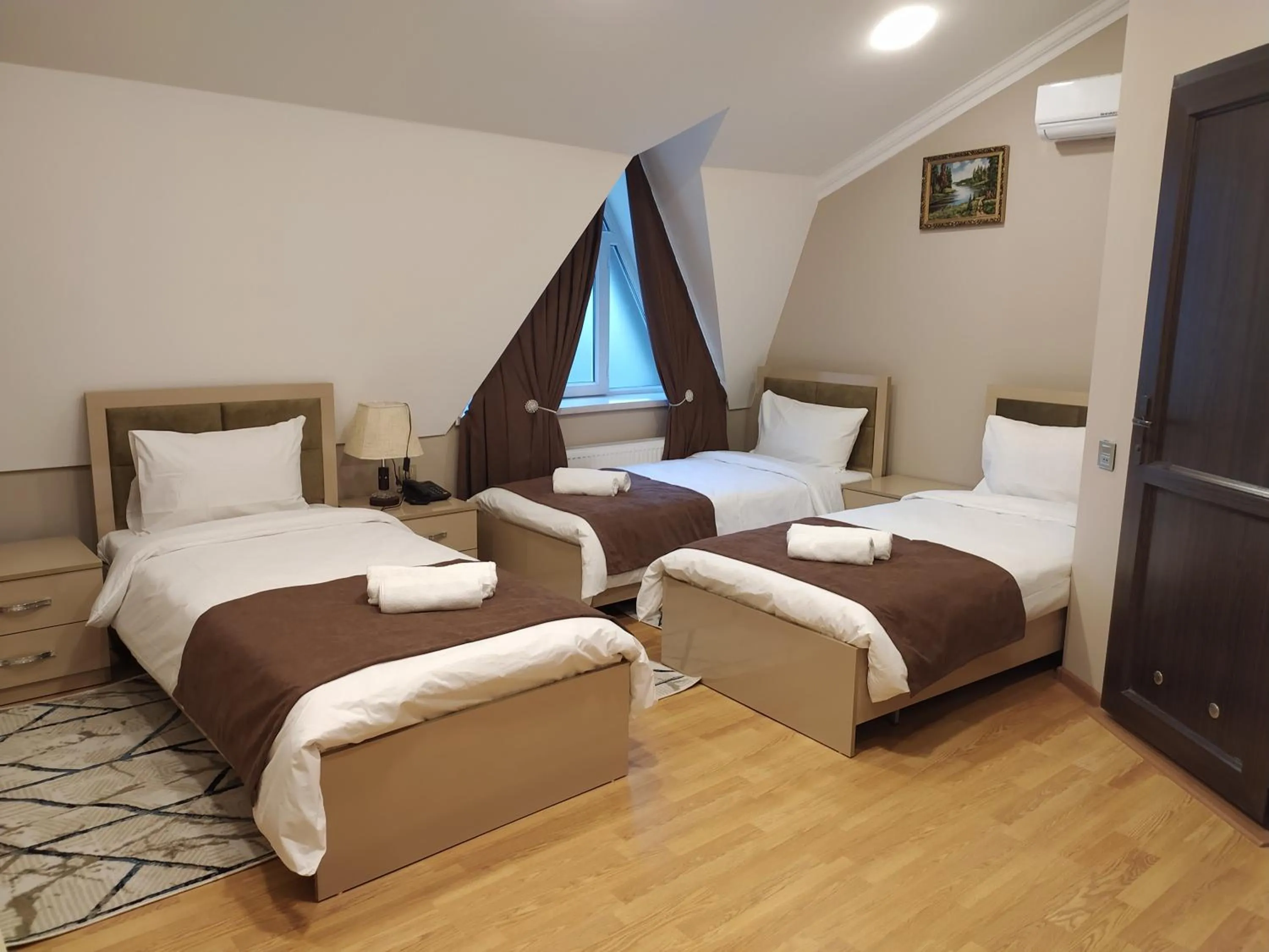Bedroom, Bed in Gold Hotel Quba