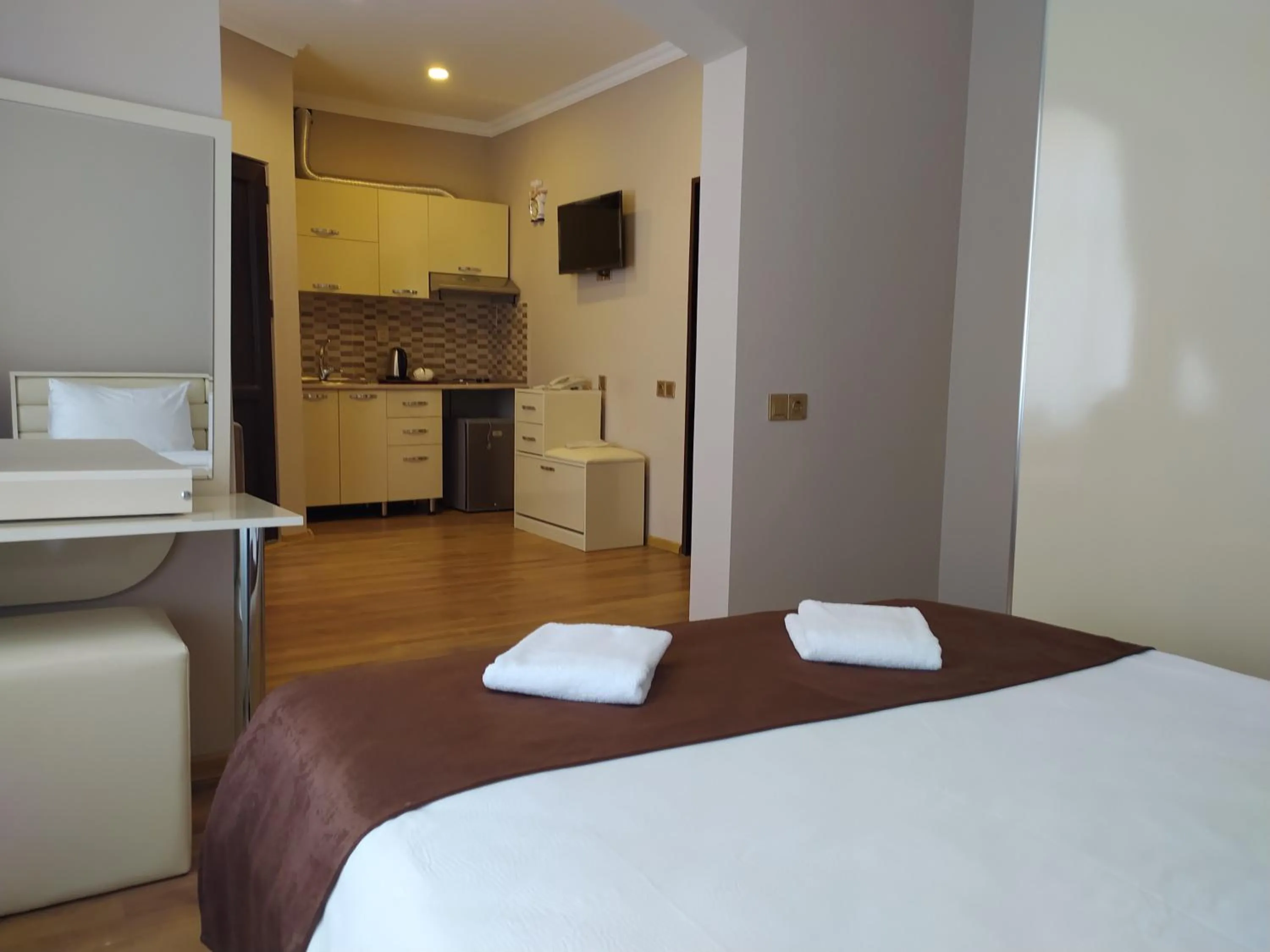 Bed in Gold Hotel Quba