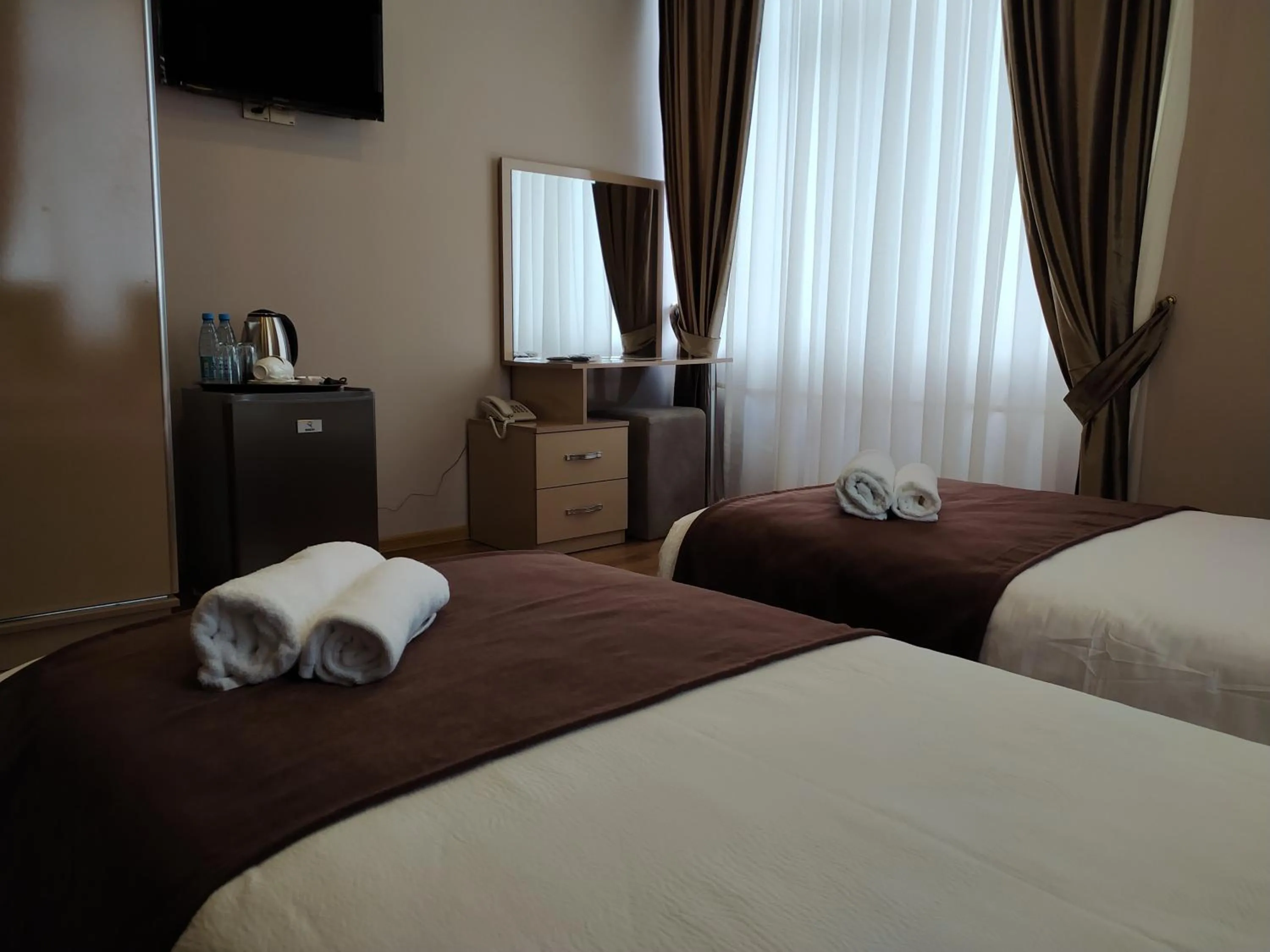 Bed in Gold Hotel Quba