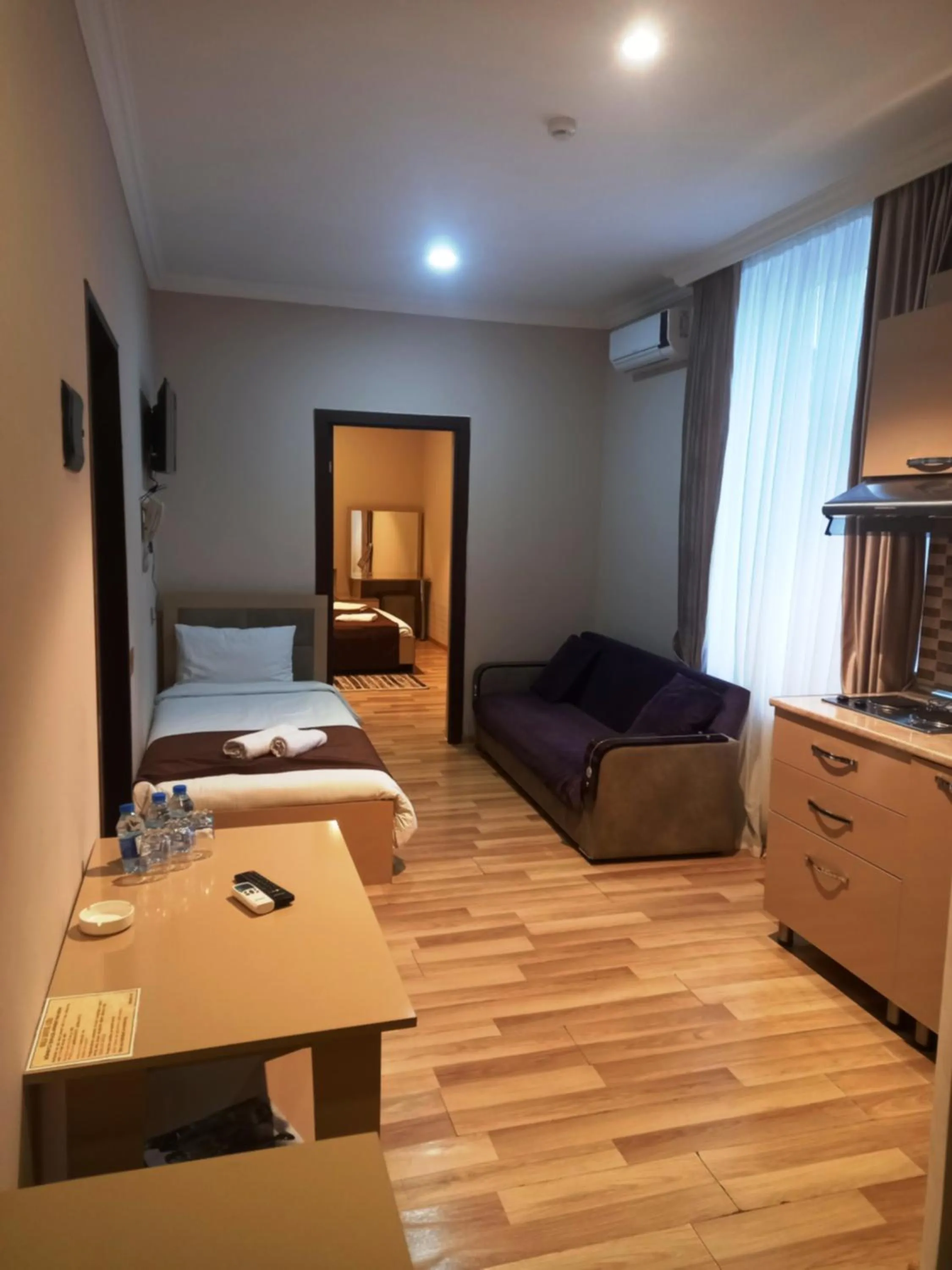 Bed in Gold Hotel Quba