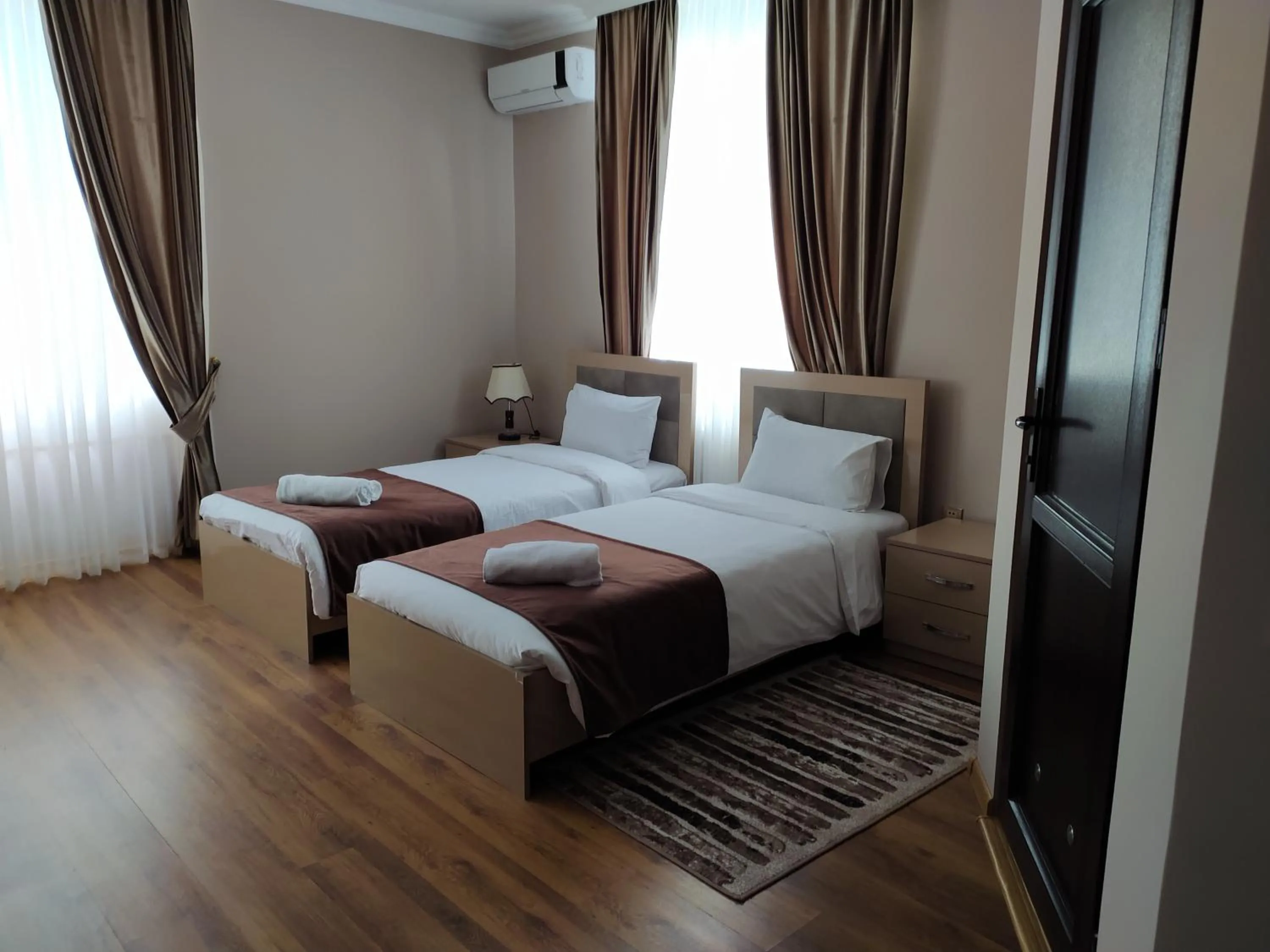 Bed in Gold Hotel Quba