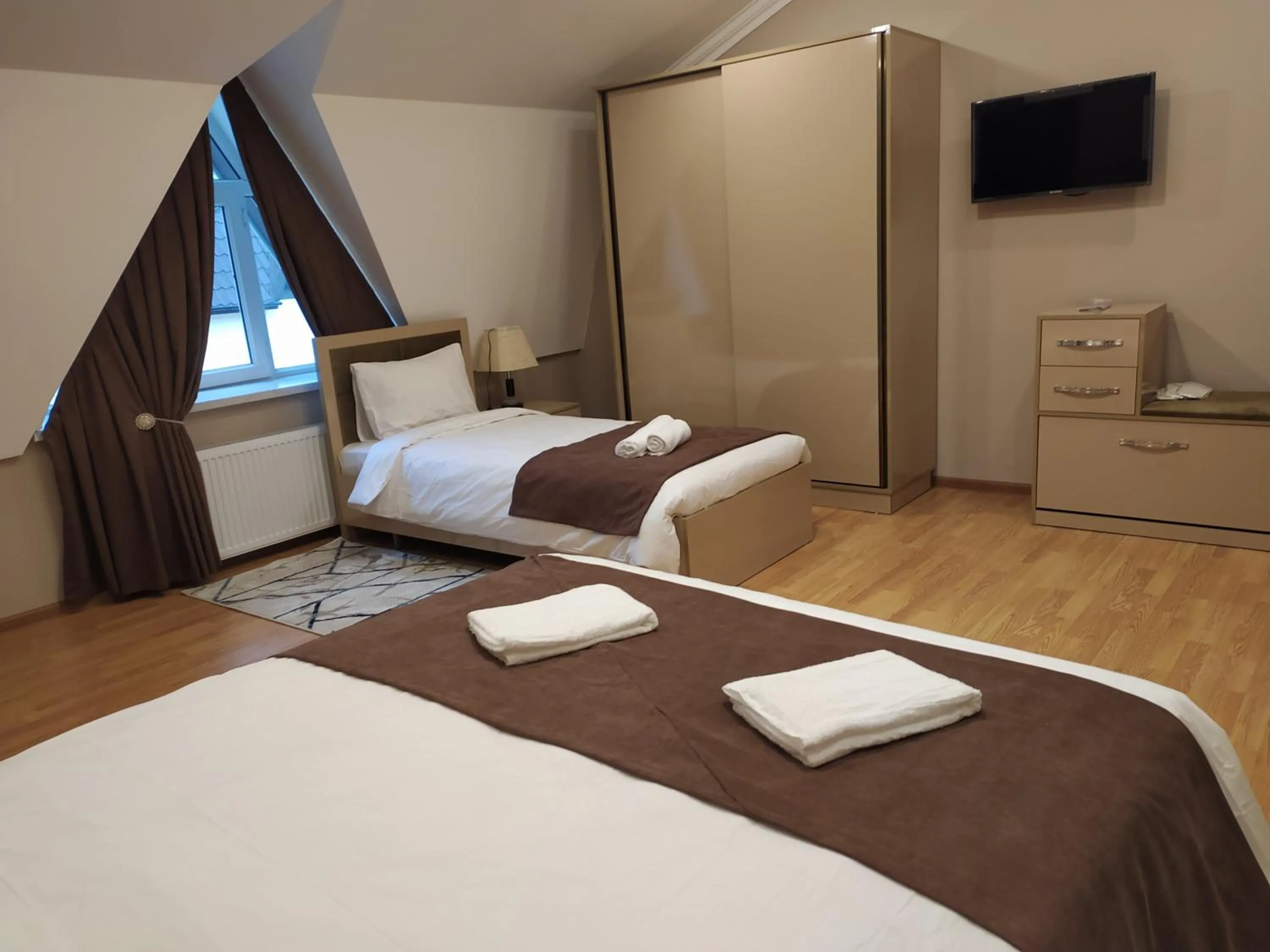 Bed in Gold Hotel Quba