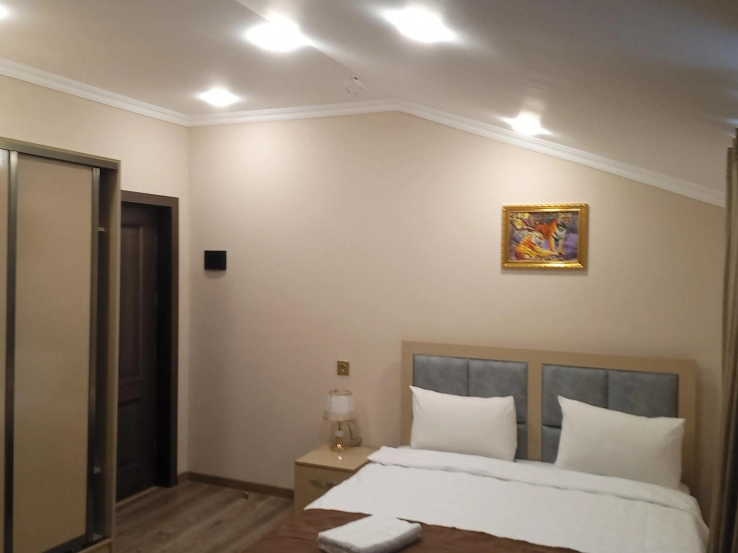 Bed in Gold Hotel Quba