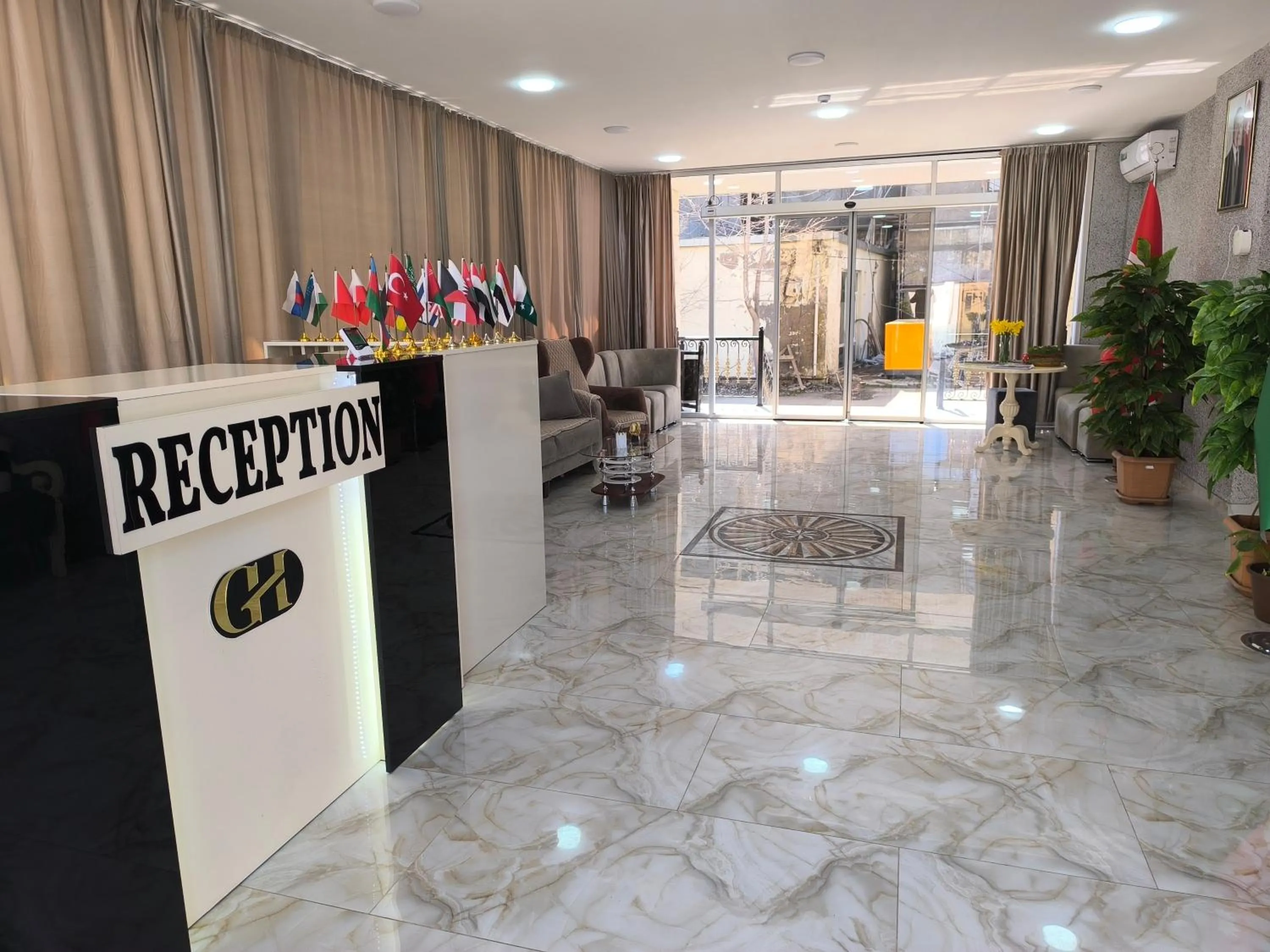 Lobby or reception in Gold Hotel Quba