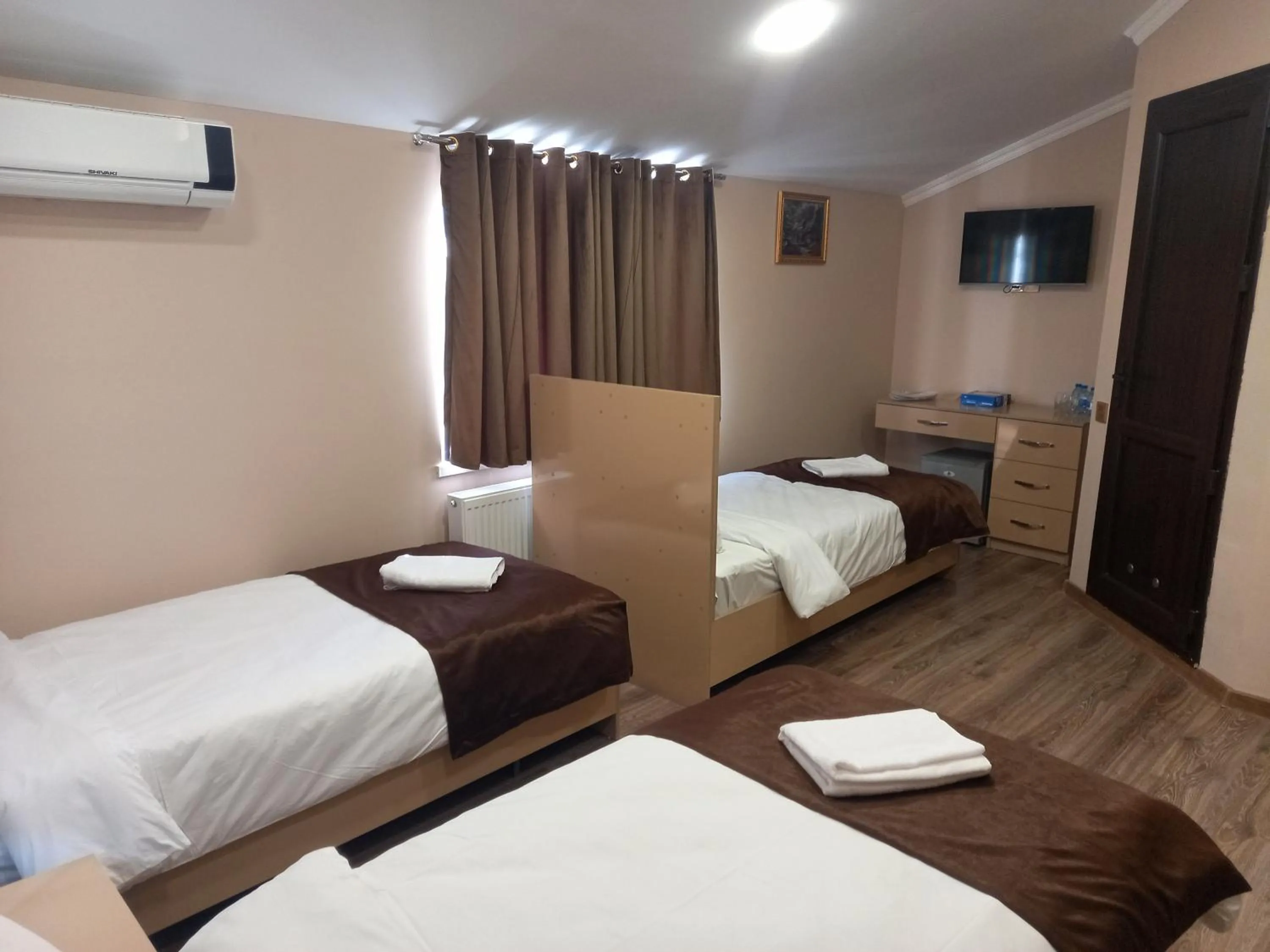 Bed in Gold Hotel Quba