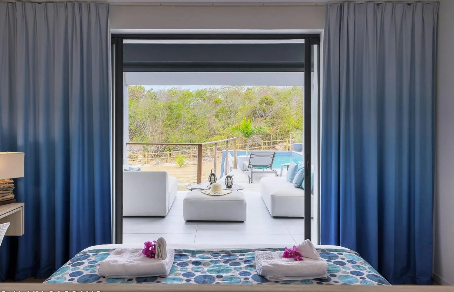 Bedroom in Villa Azurela