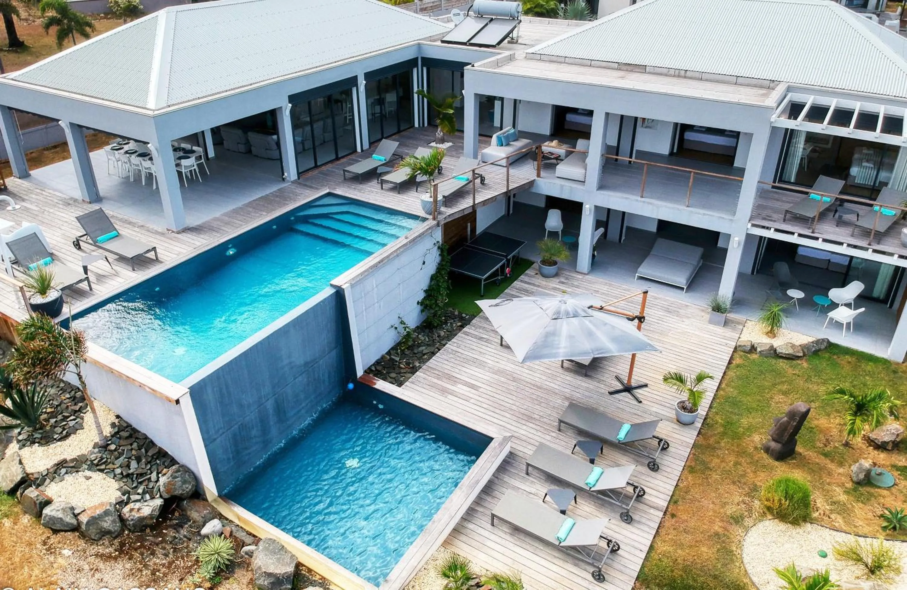Bird's eye view in Villa Azurela