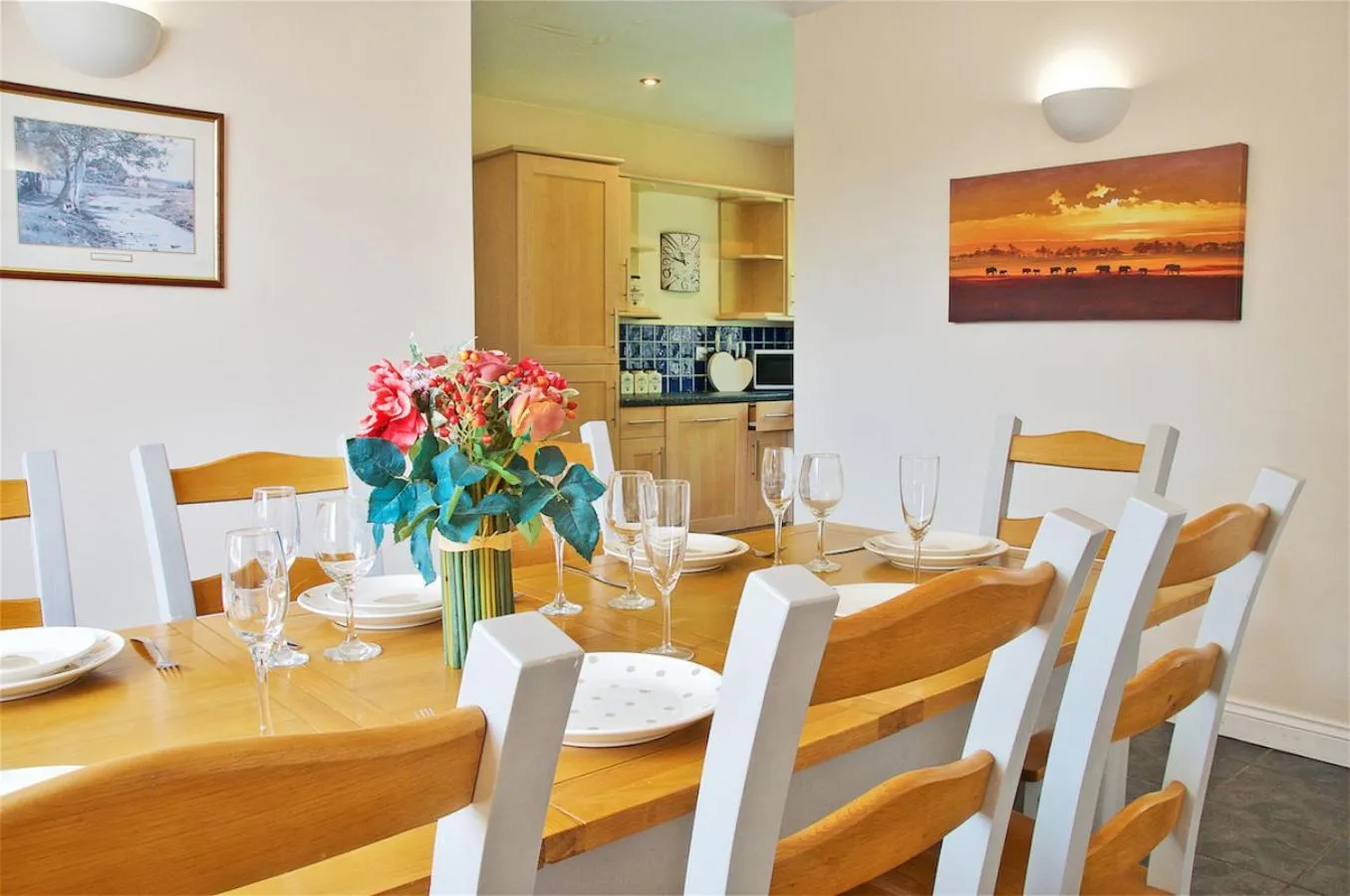 Dining area in Northlands Farm - Old Farm Cottage