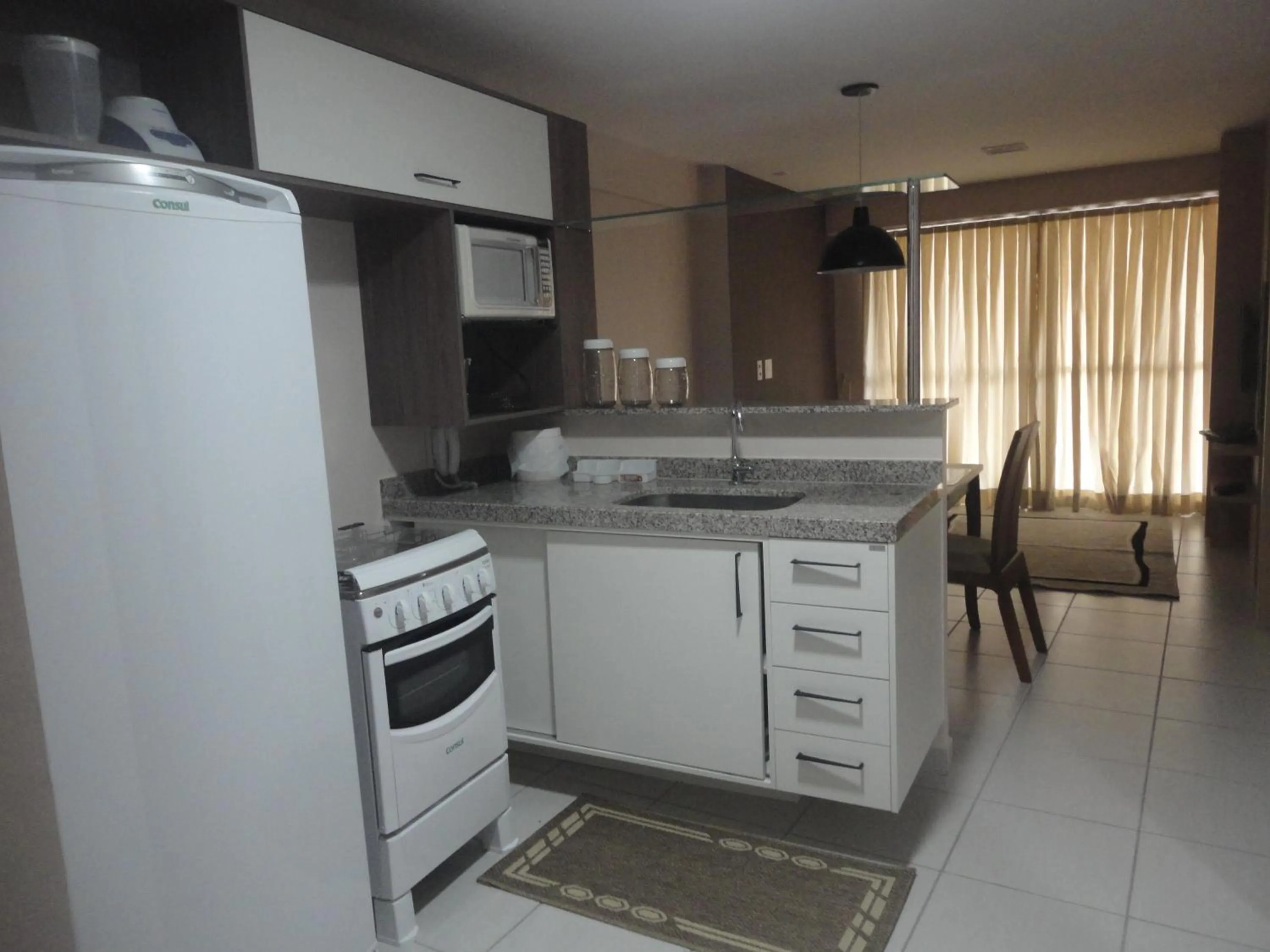 Kitchen or kitchenette in VIP Beira Mar Residence