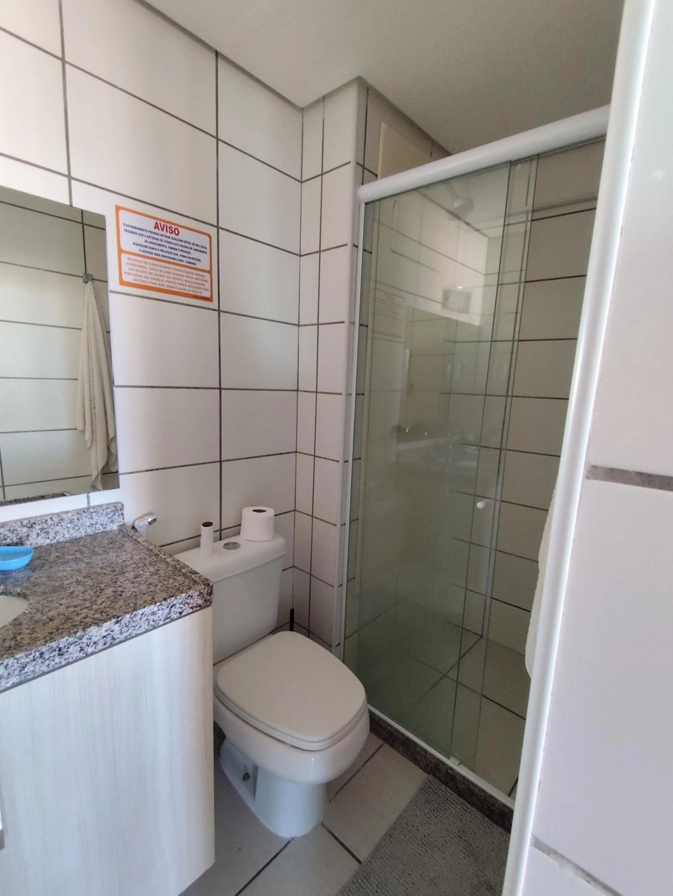 Shower in VIP Beira Mar Residence