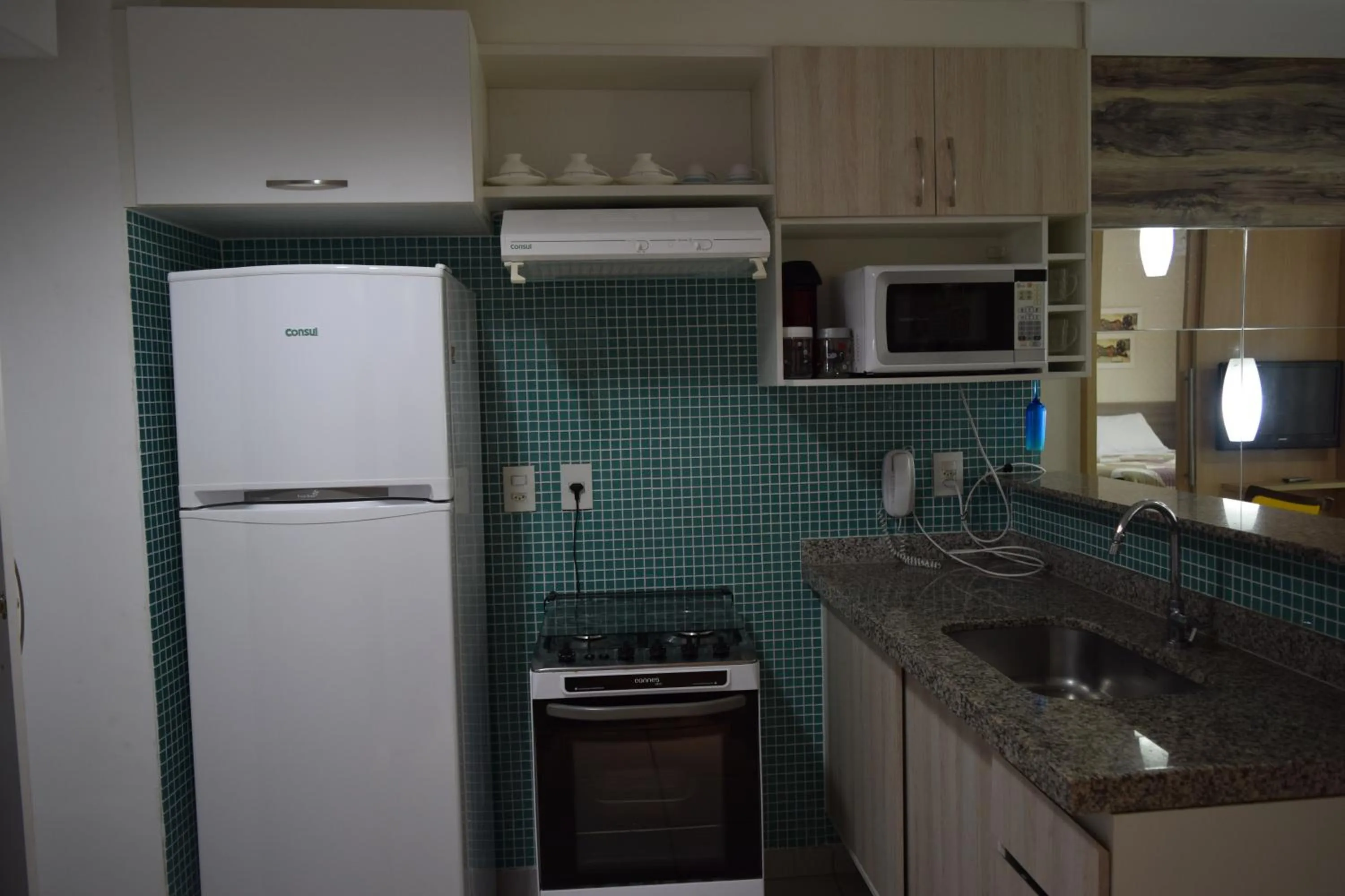 Kitchen or kitchenette in VIP Beira Mar Residence