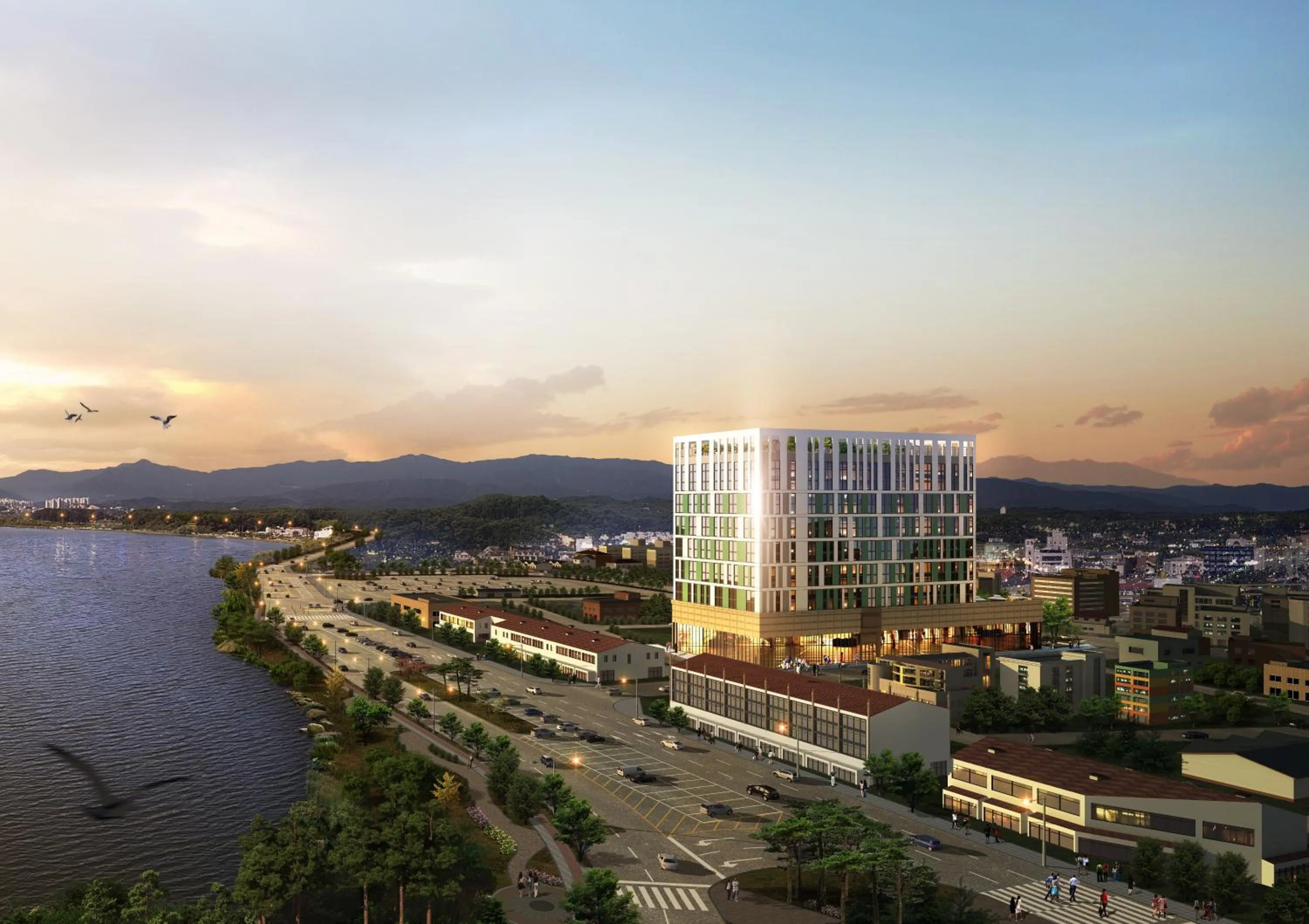 Facade/entrance in Hi Ocean Gyeongpo