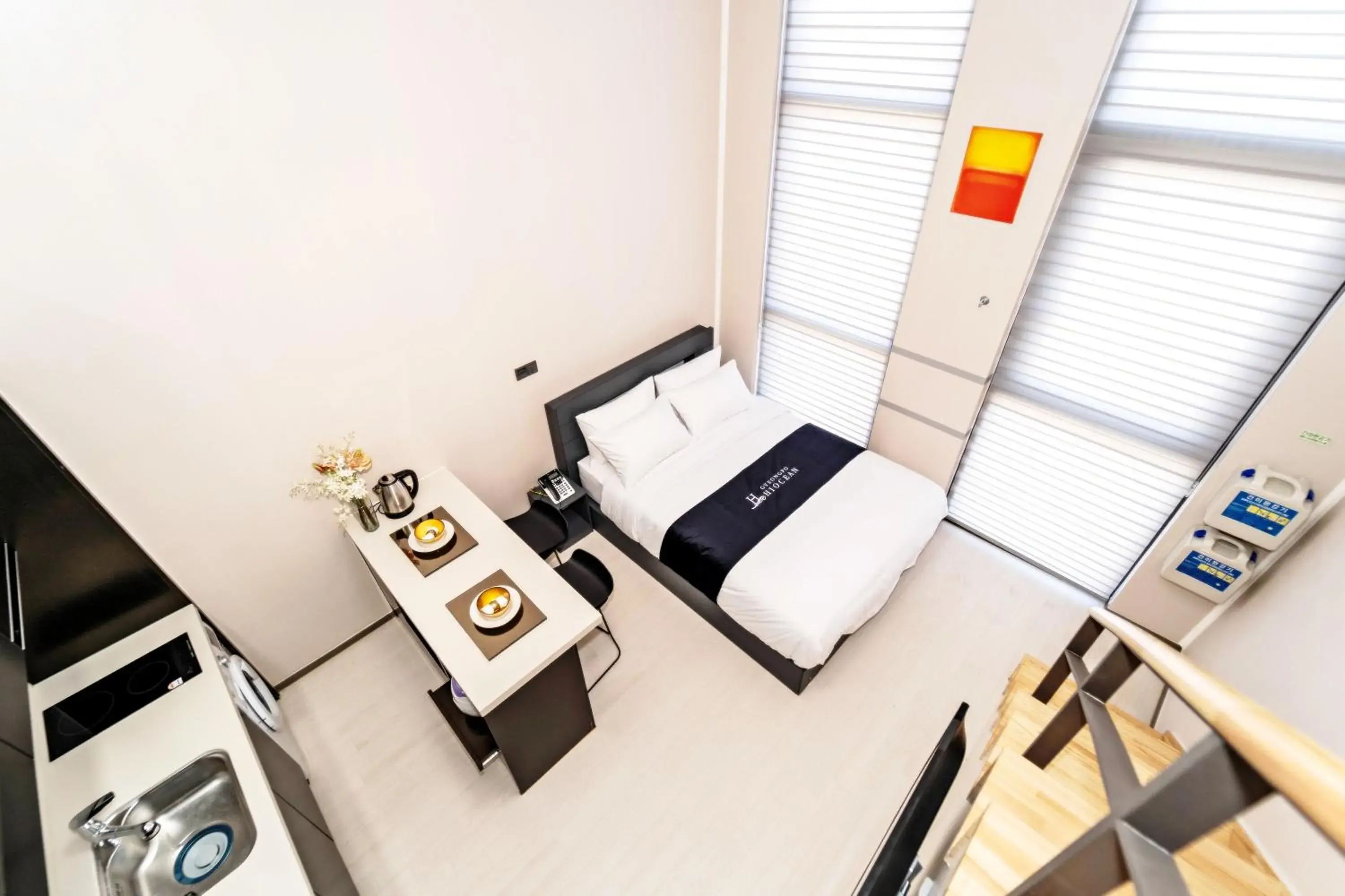 Bed in Hi Ocean Gyeongpo Bed in Hi Ocean Gyeongpo