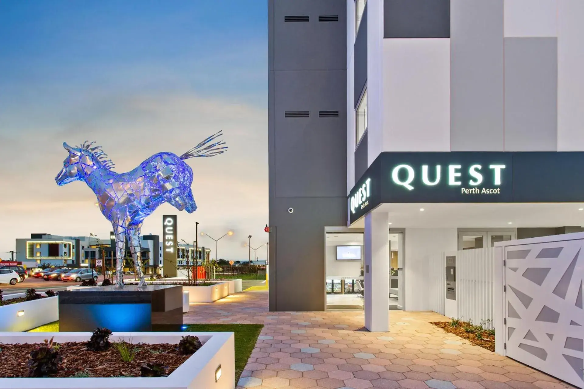 Facade/entrance in Quest Perth Ascot Facade/entrance in Quest Perth Ascot
