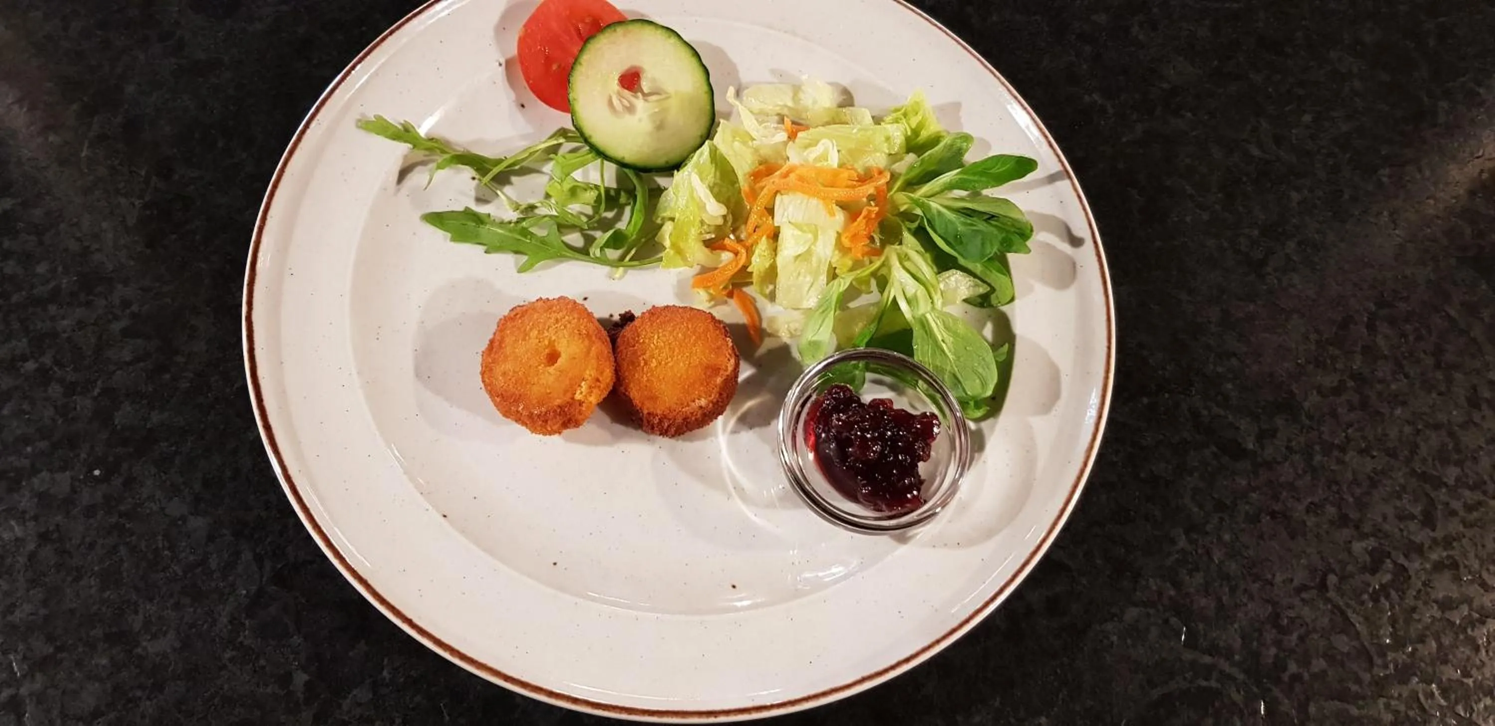 Lunch in Adler Gaststube Hotel Biergarten