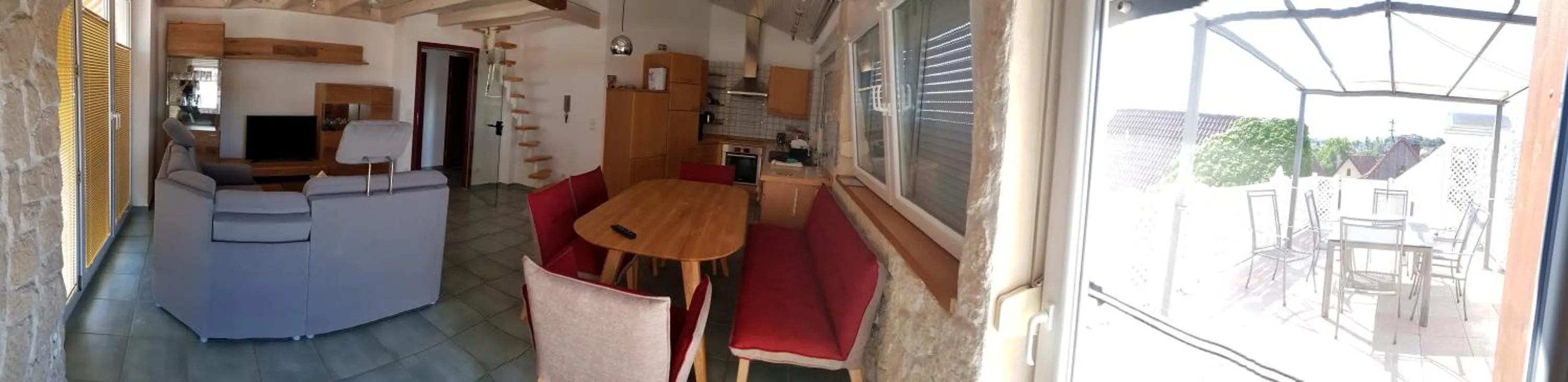 Kitchen or kitchenette in Adler Gaststube Hotel Biergarten