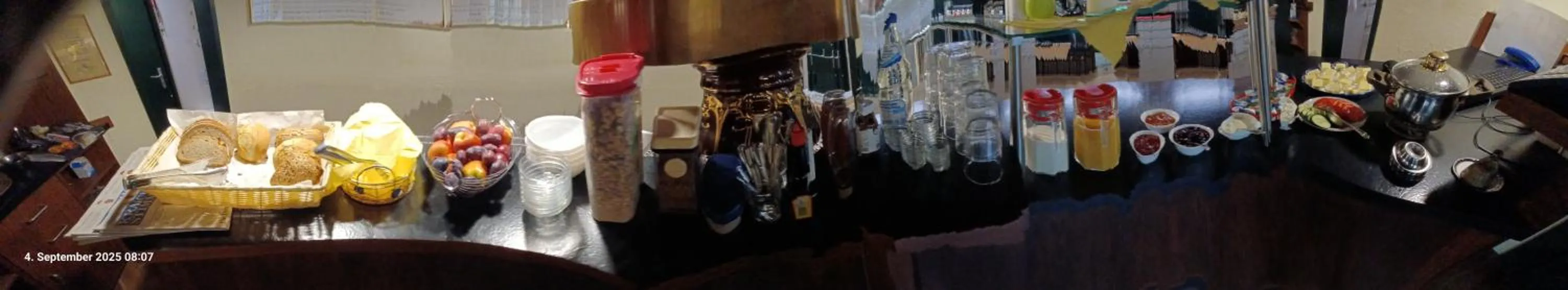 Breakfast in Adler Gaststube Hotel Biergarten