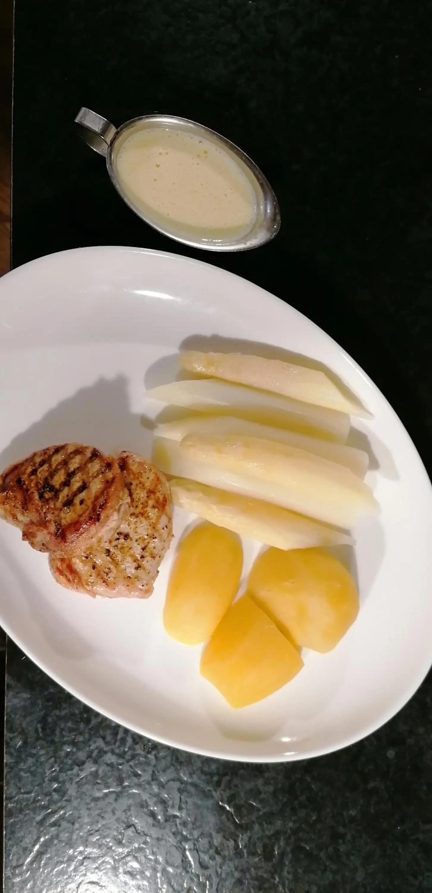 Lunch in Adler Gaststube Hotel Biergarten