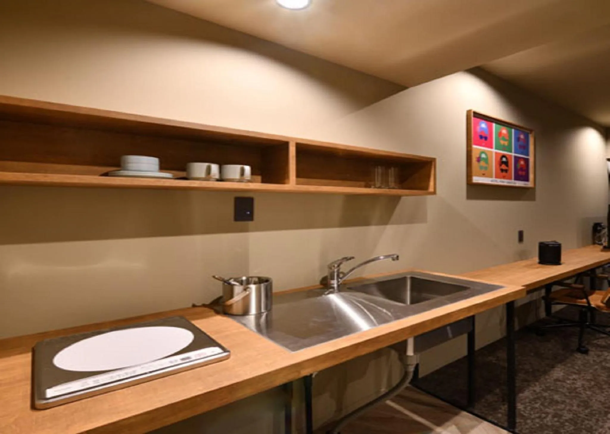 Kitchen or kitchenette in HOTEL PINK HIBISCUS