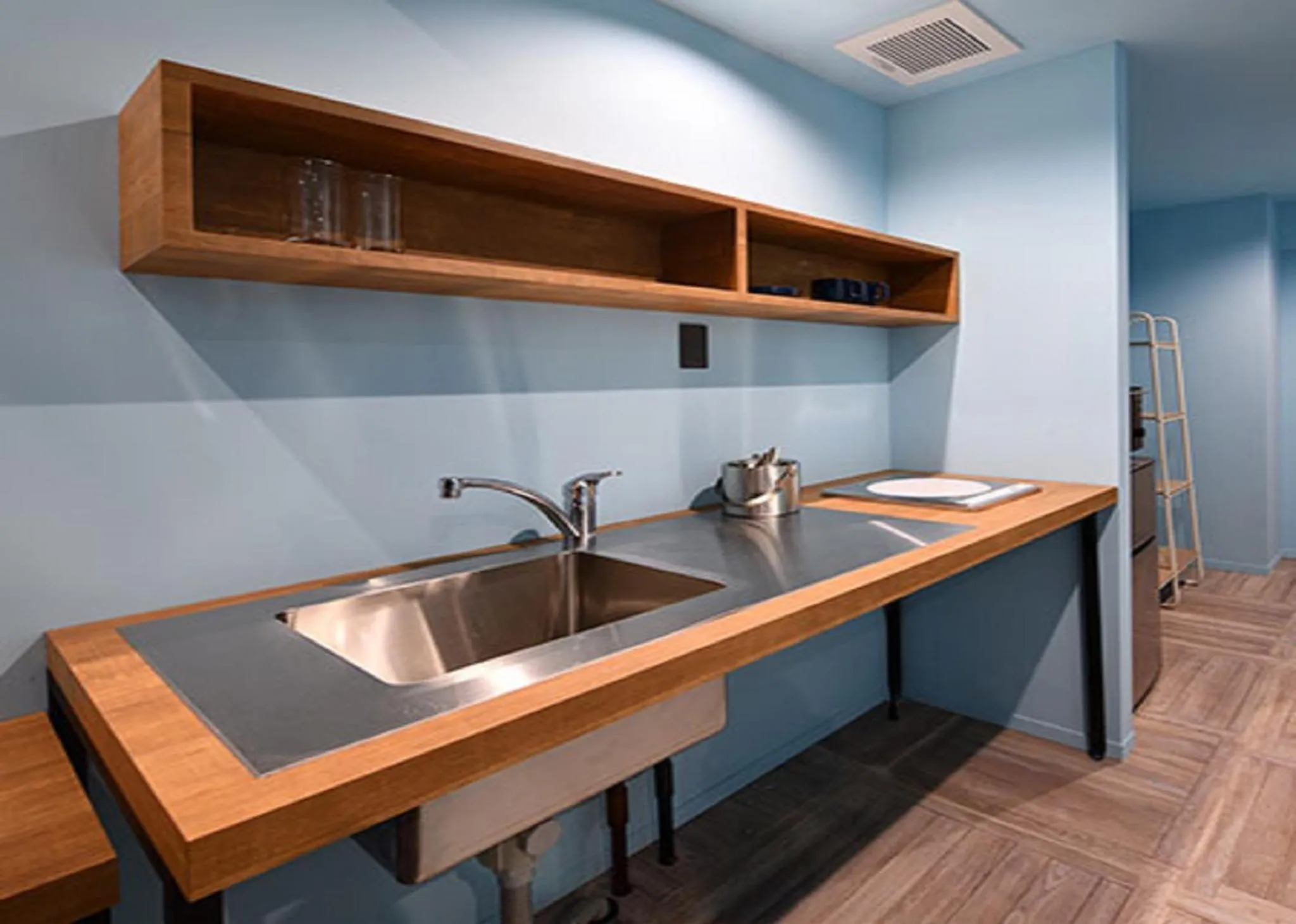 Kitchen or kitchenette in HOTEL PINK HIBISCUS