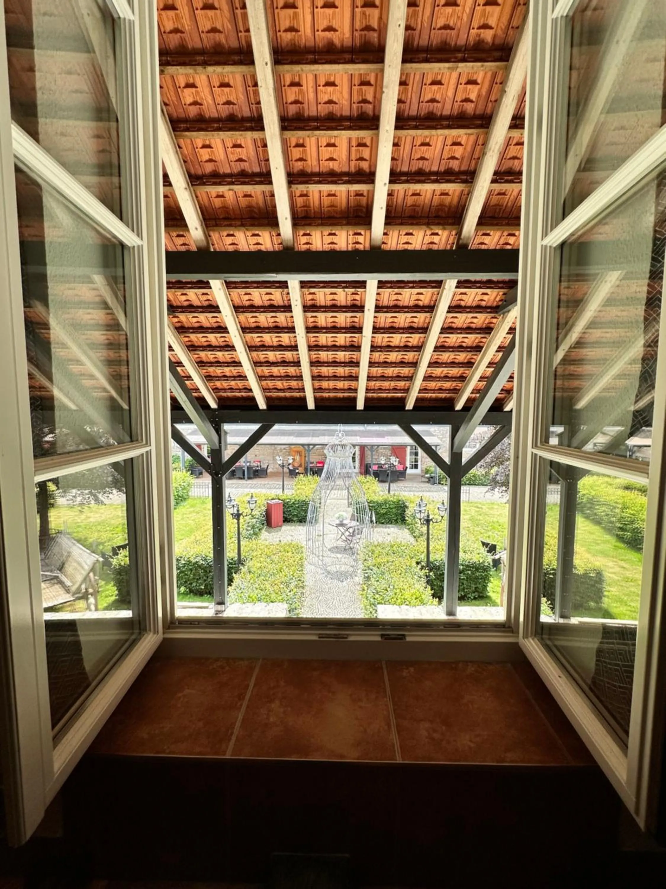 Patio in Hotel Henriettenhof Weimarer Land, Weimar-Bad Berka