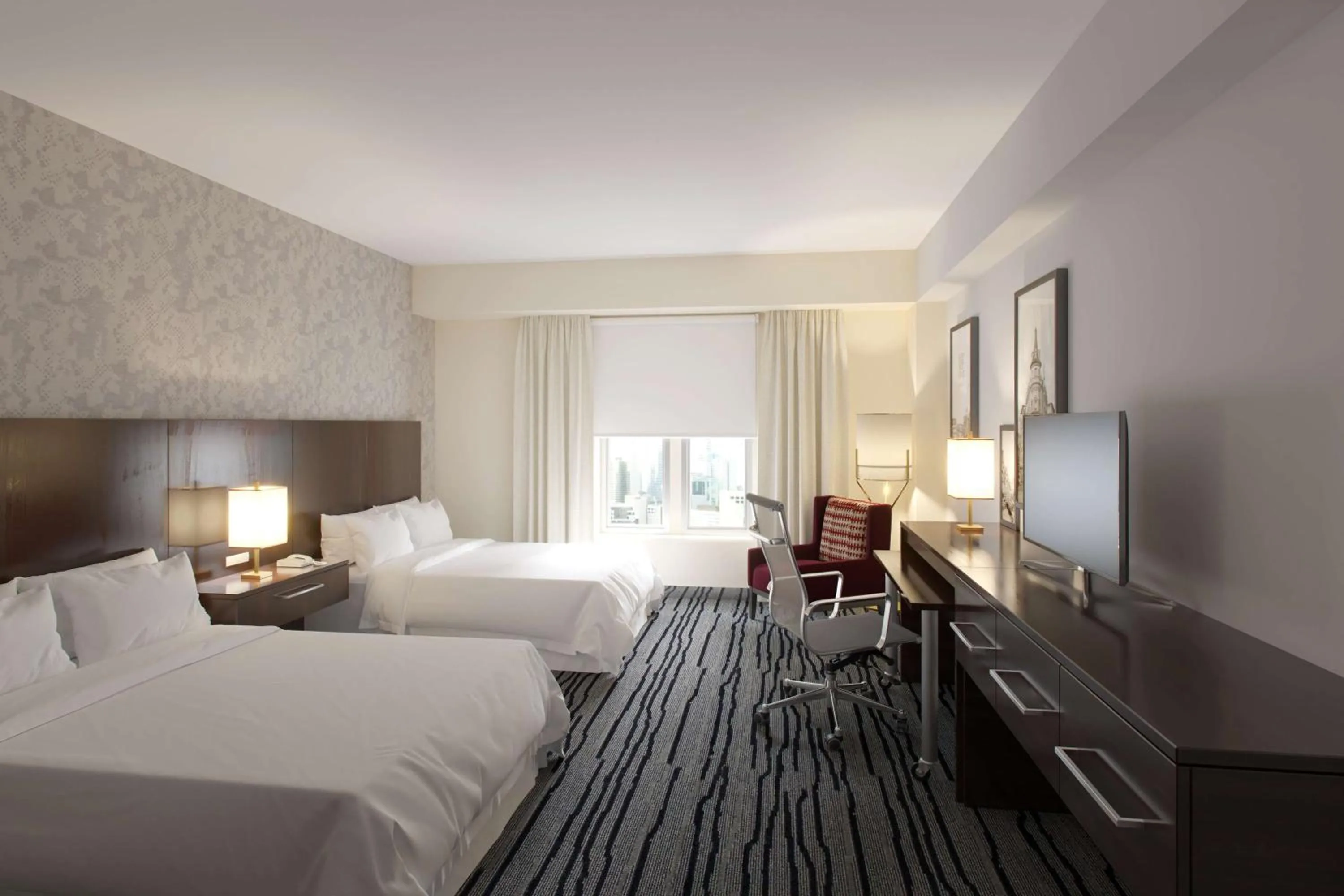 Bedroom, Bed in The Mosey Buffalo Williamsville Tapestry Collection Hilton