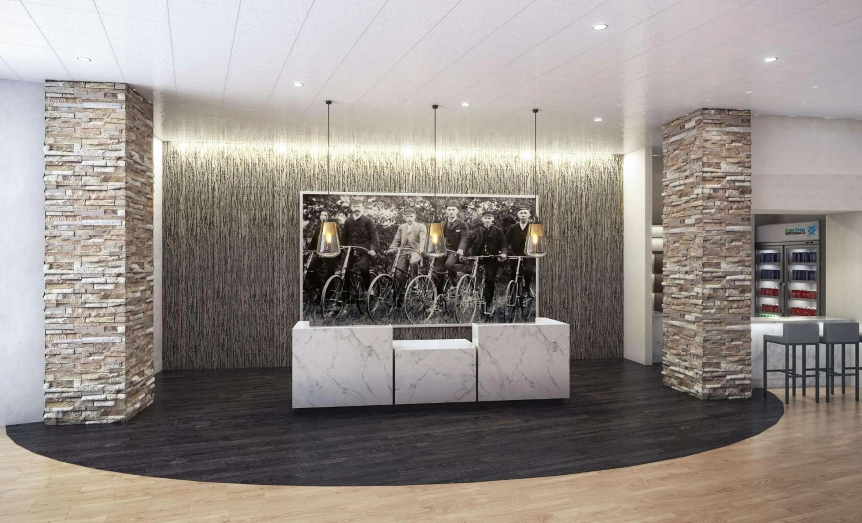 Lobby or reception in The Mosey Buffalo Williamsville Tapestry Collection Hilton