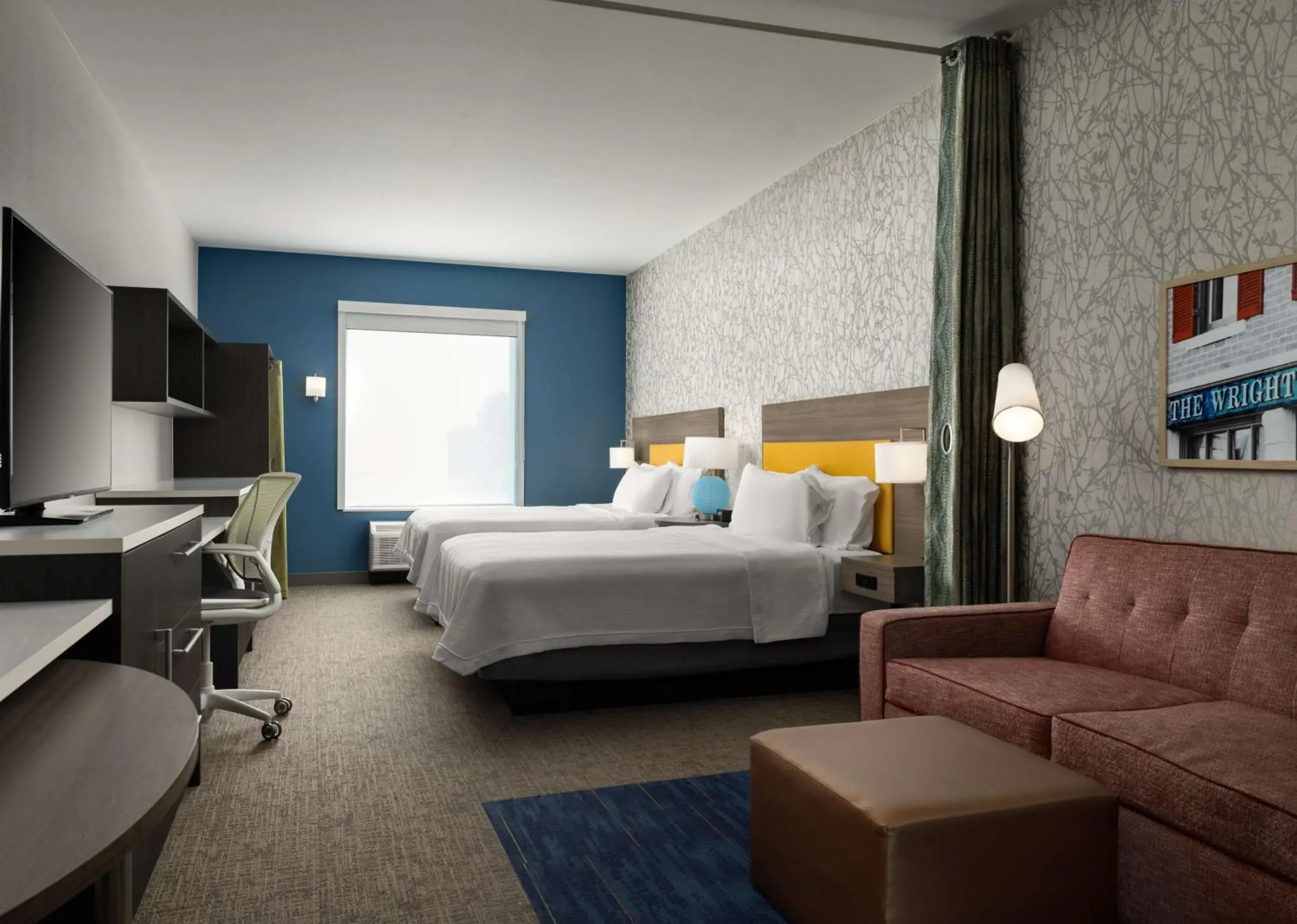 Queen Studio with Two Queen Beds - Non-Smoking in Home2 Suites Troy, OH Queen Studio with Two Queen Beds - Non-Smoking in Home2 Suites Troy, OH