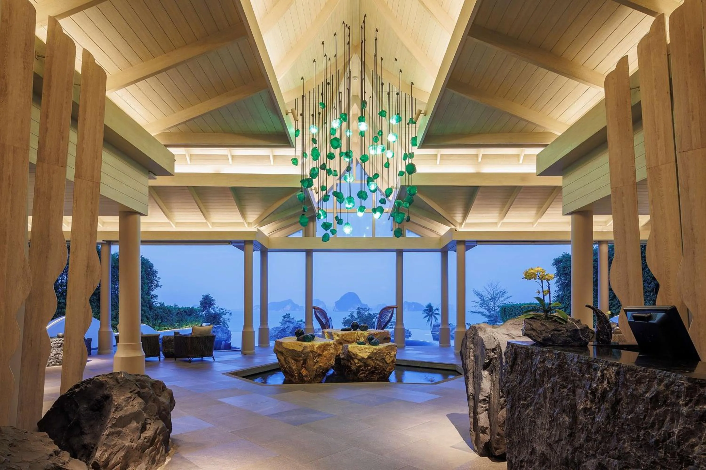 Lobby or reception in Banyan Tree Krabi