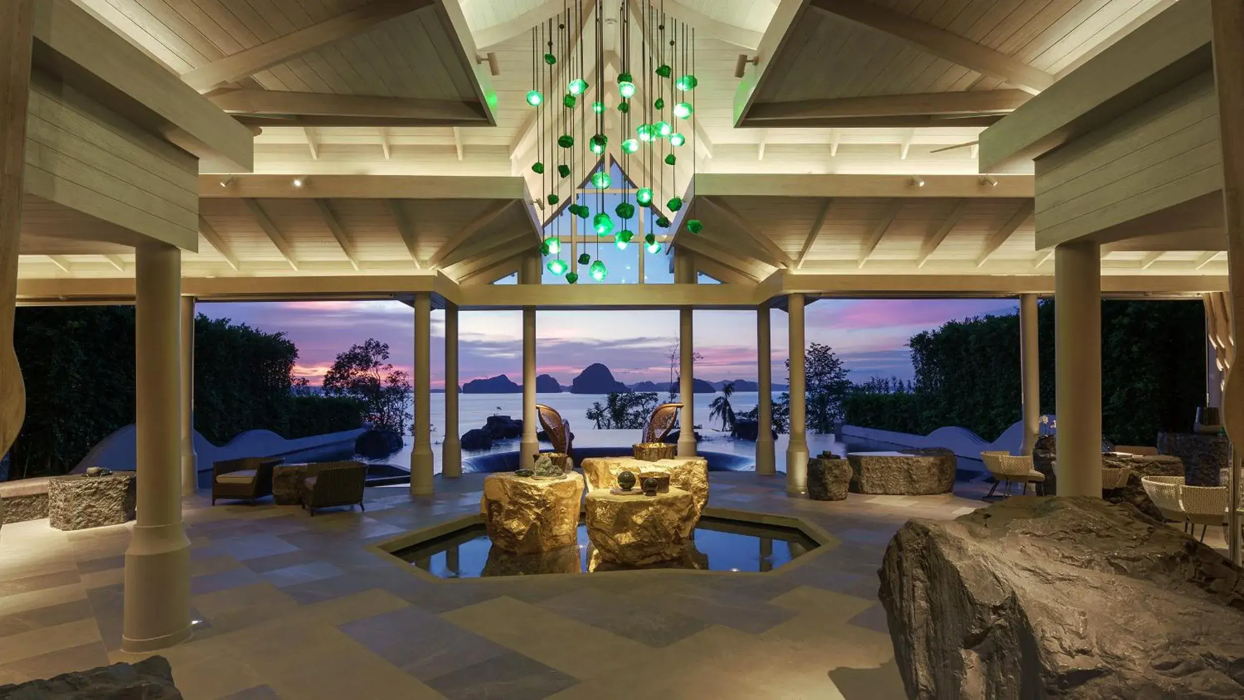 Lobby or reception in Banyan Tree Krabi Lobby or reception in Banyan Tree Krabi