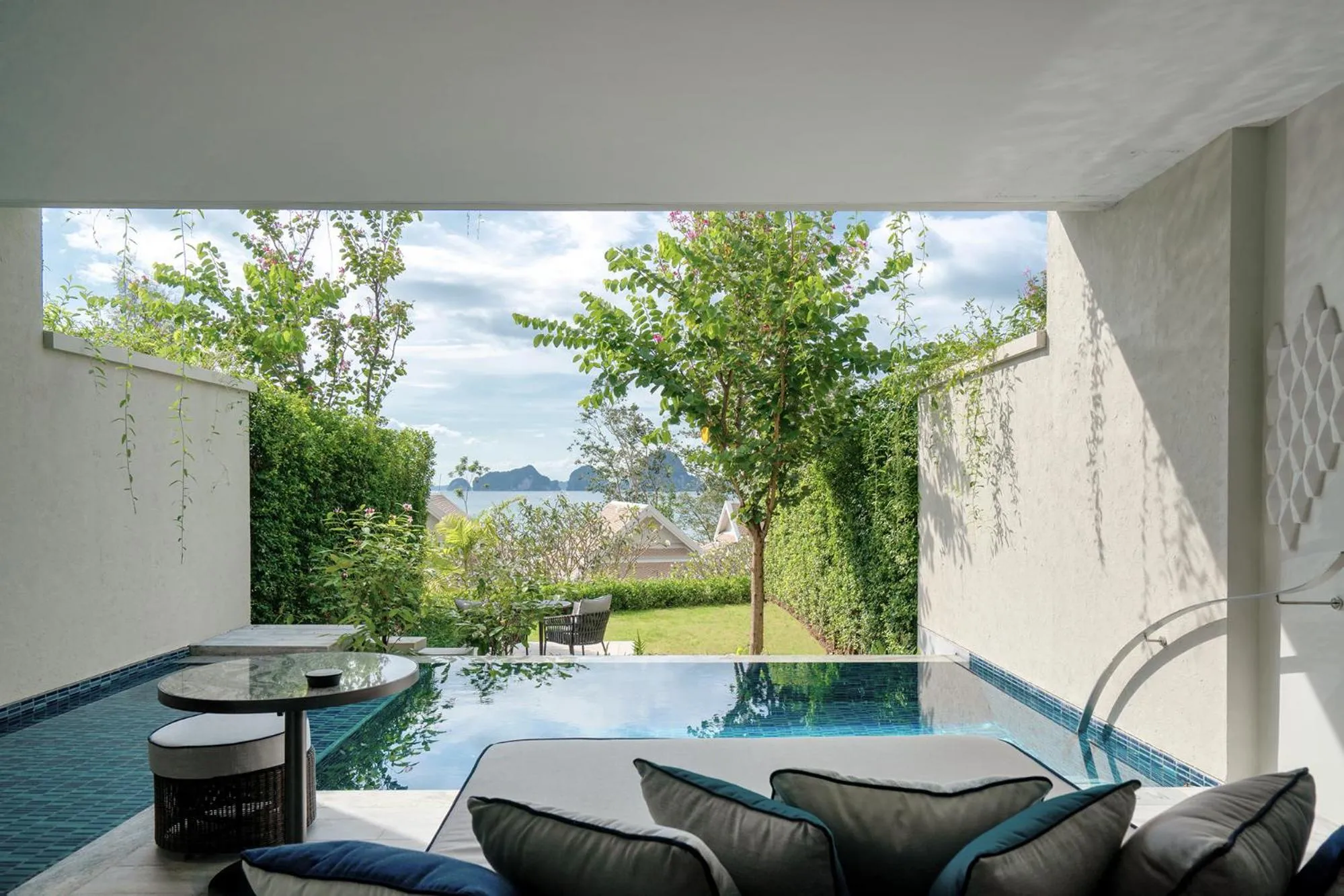 Swimming pool in Banyan Tree Krabi