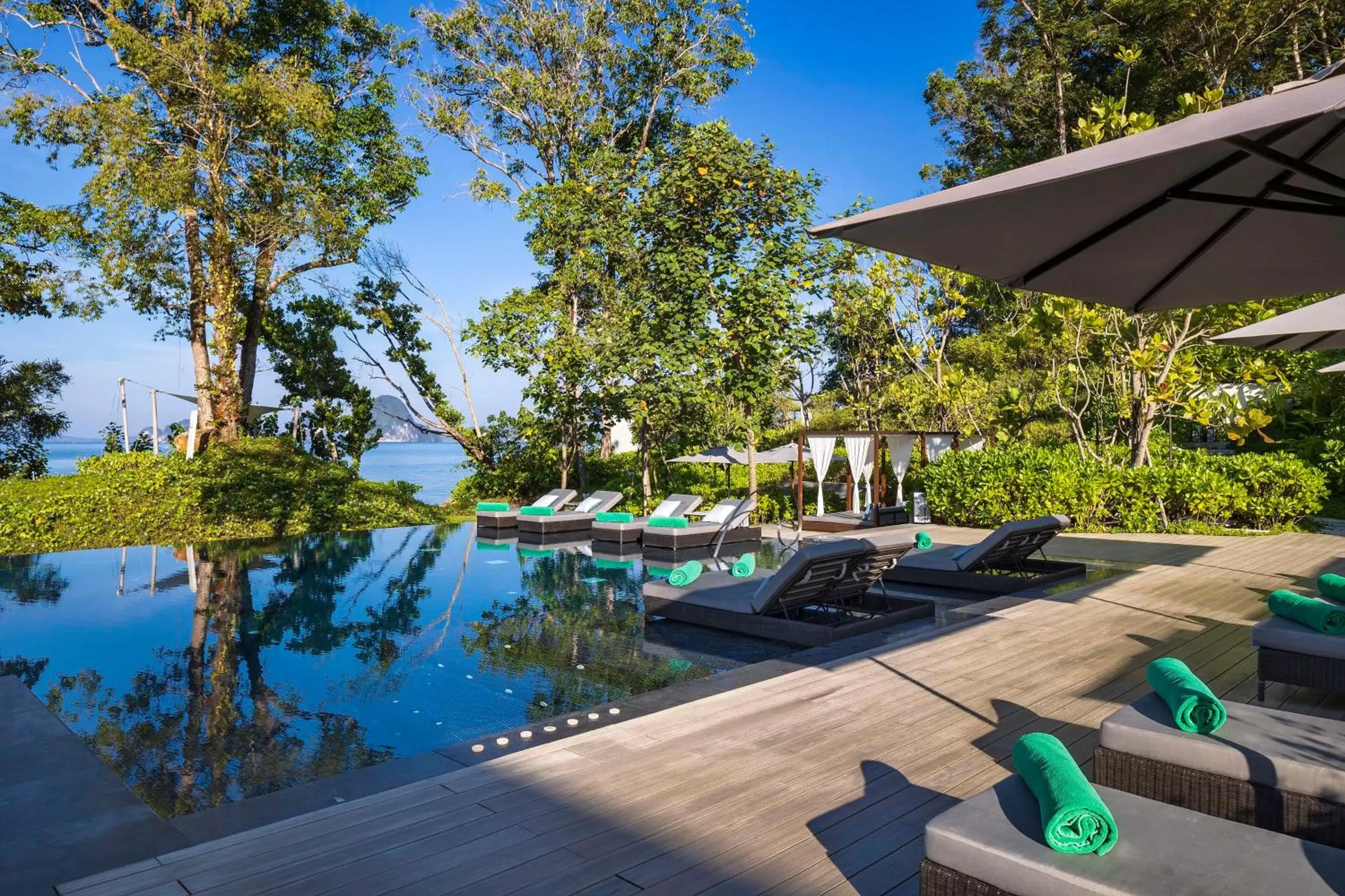 Pool view in Banyan Tree Krabi Pool view in Banyan Tree Krabi