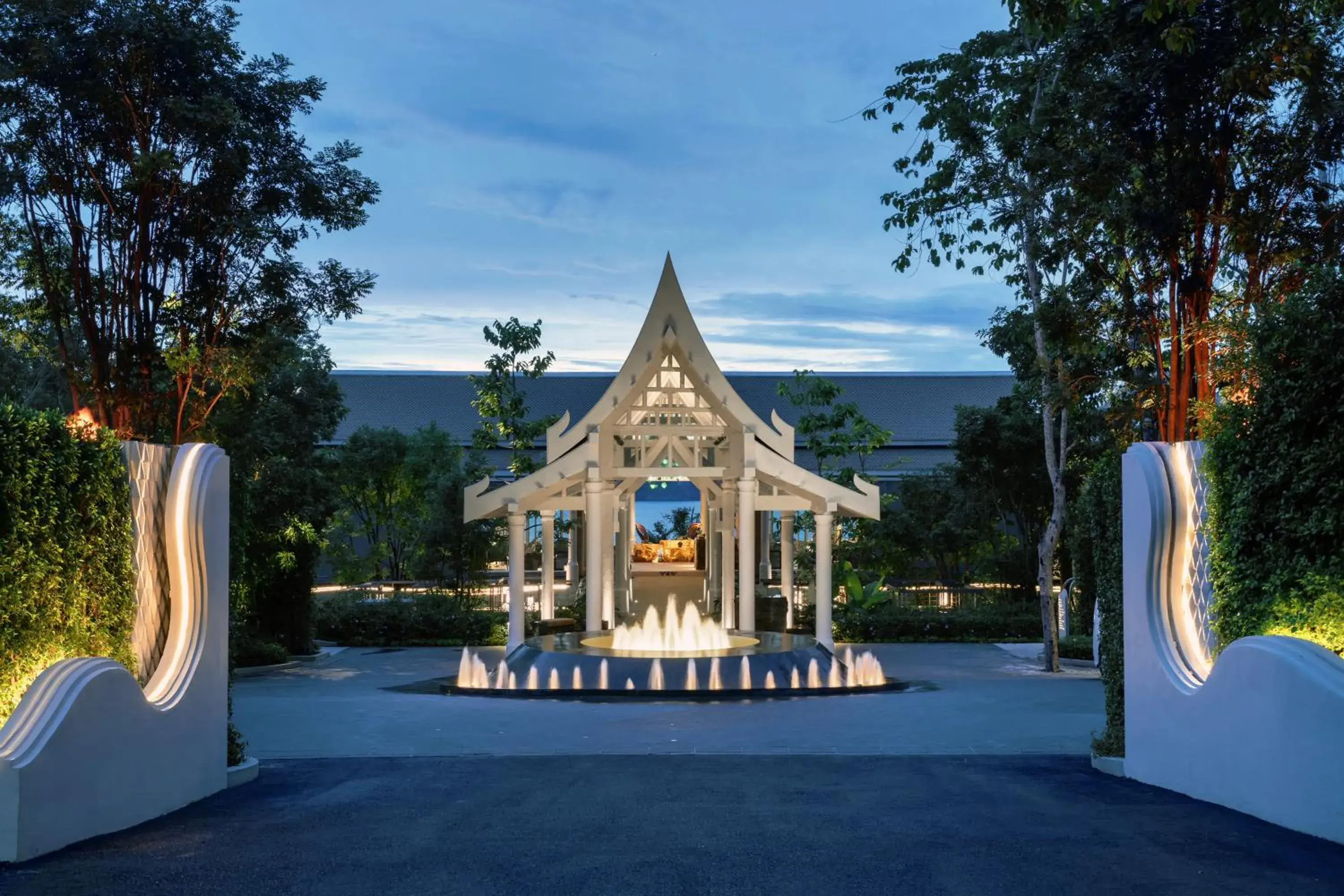 Facade/entrance in Banyan Tree Krabi Facade/entrance in Banyan Tree Krabi