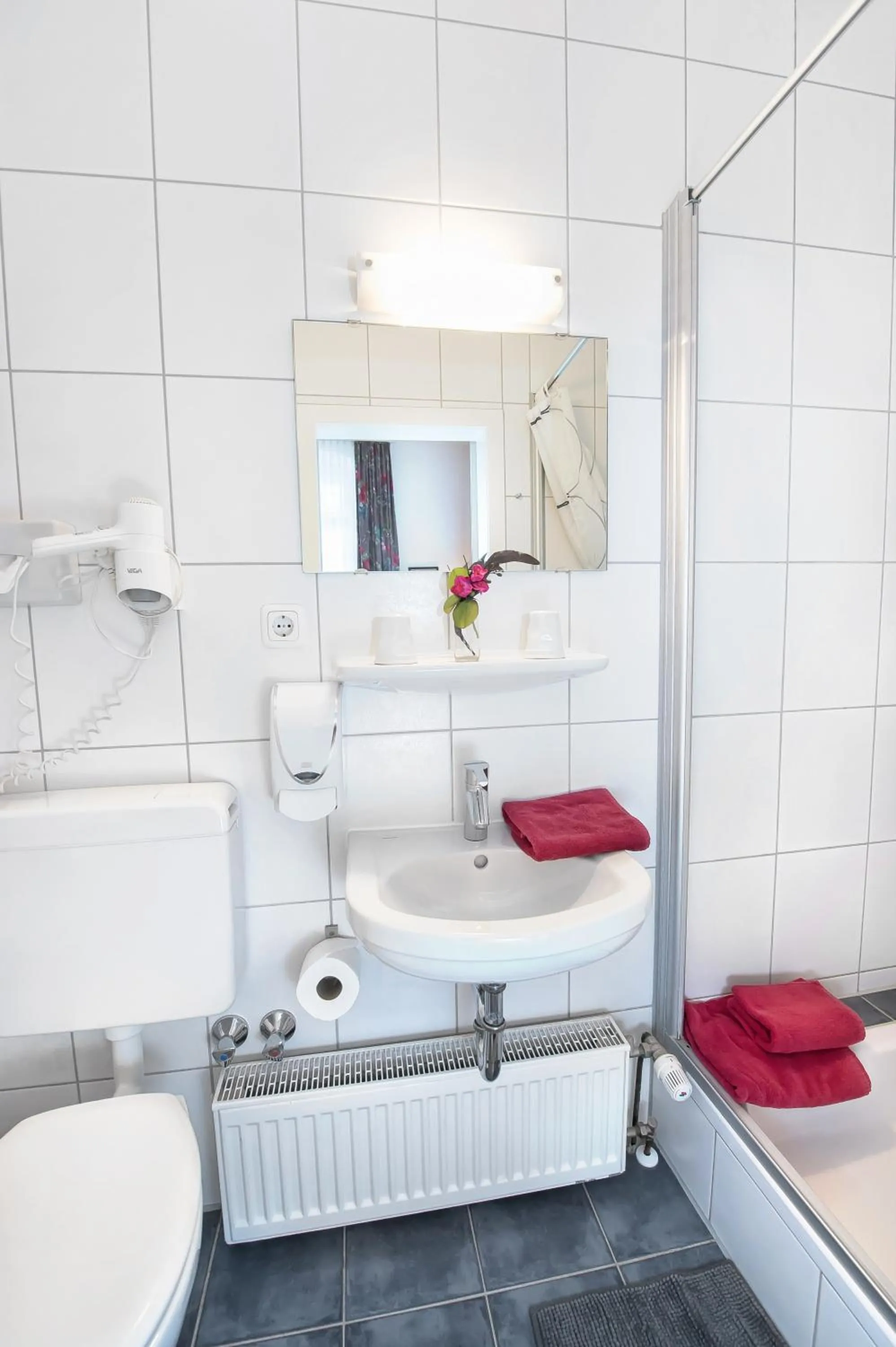 Bathroom in Hotel Weierich