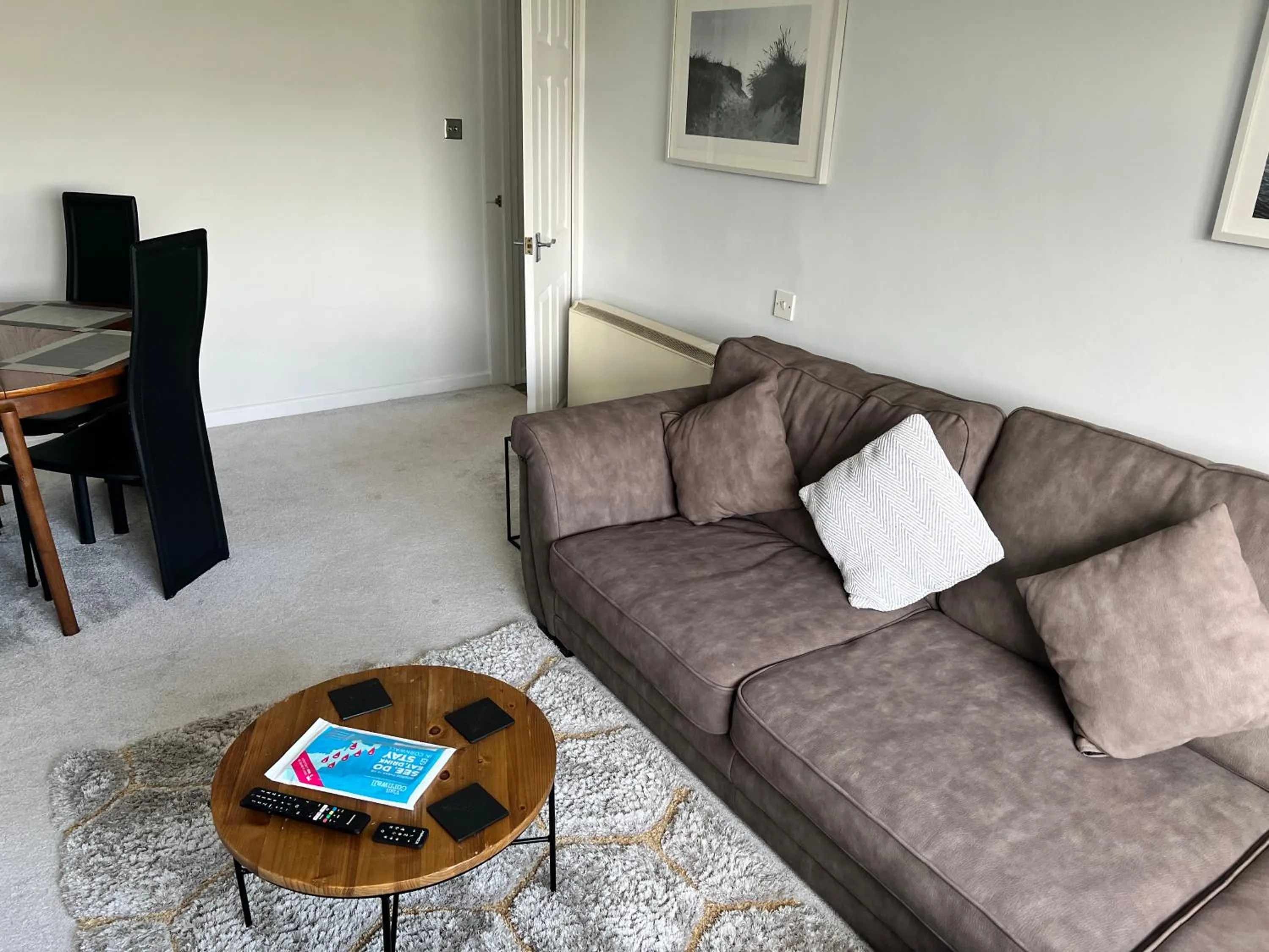 Living room in Sennen Cove Cottage