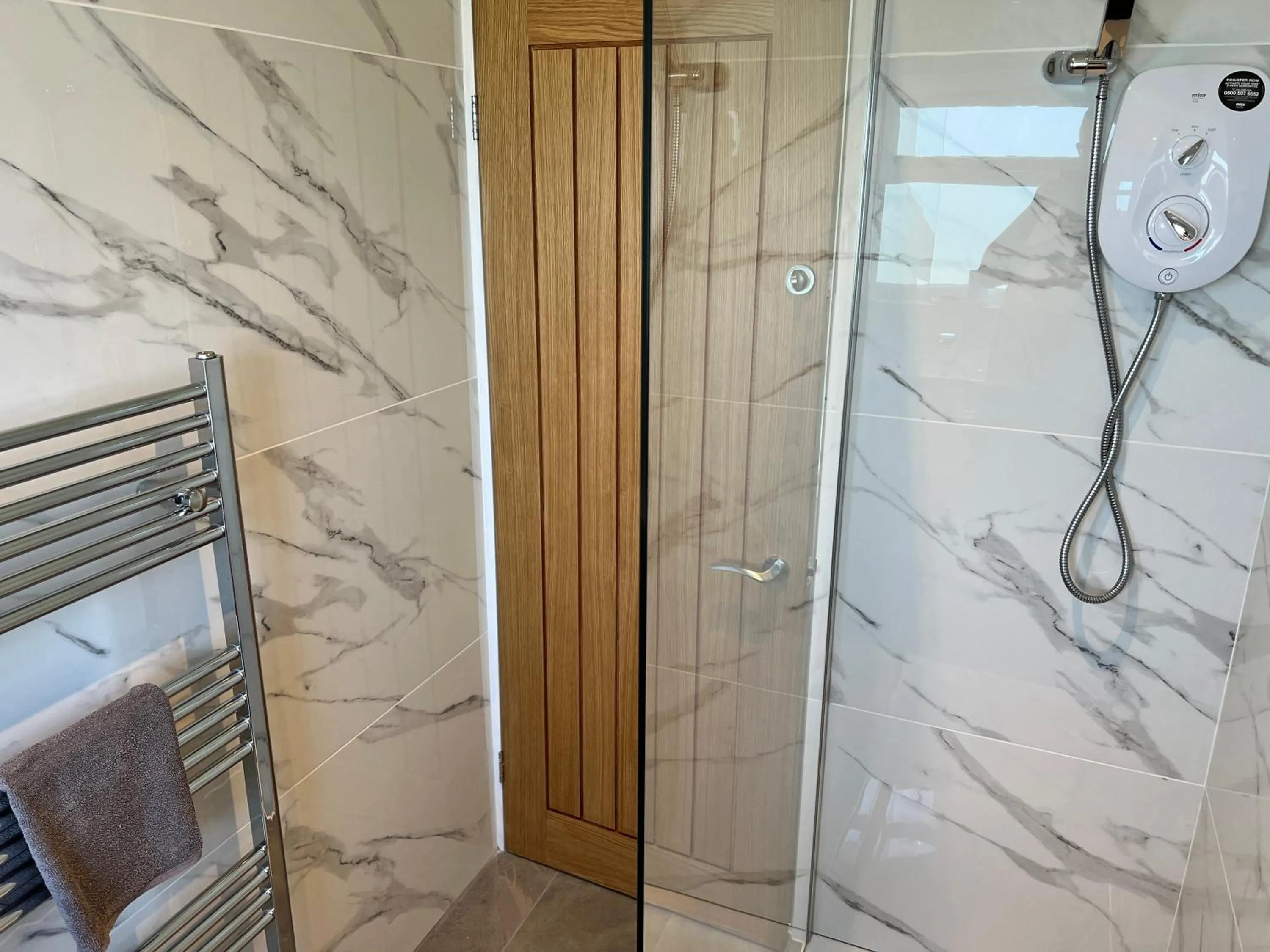 Shower in Sennen Cove Cottage