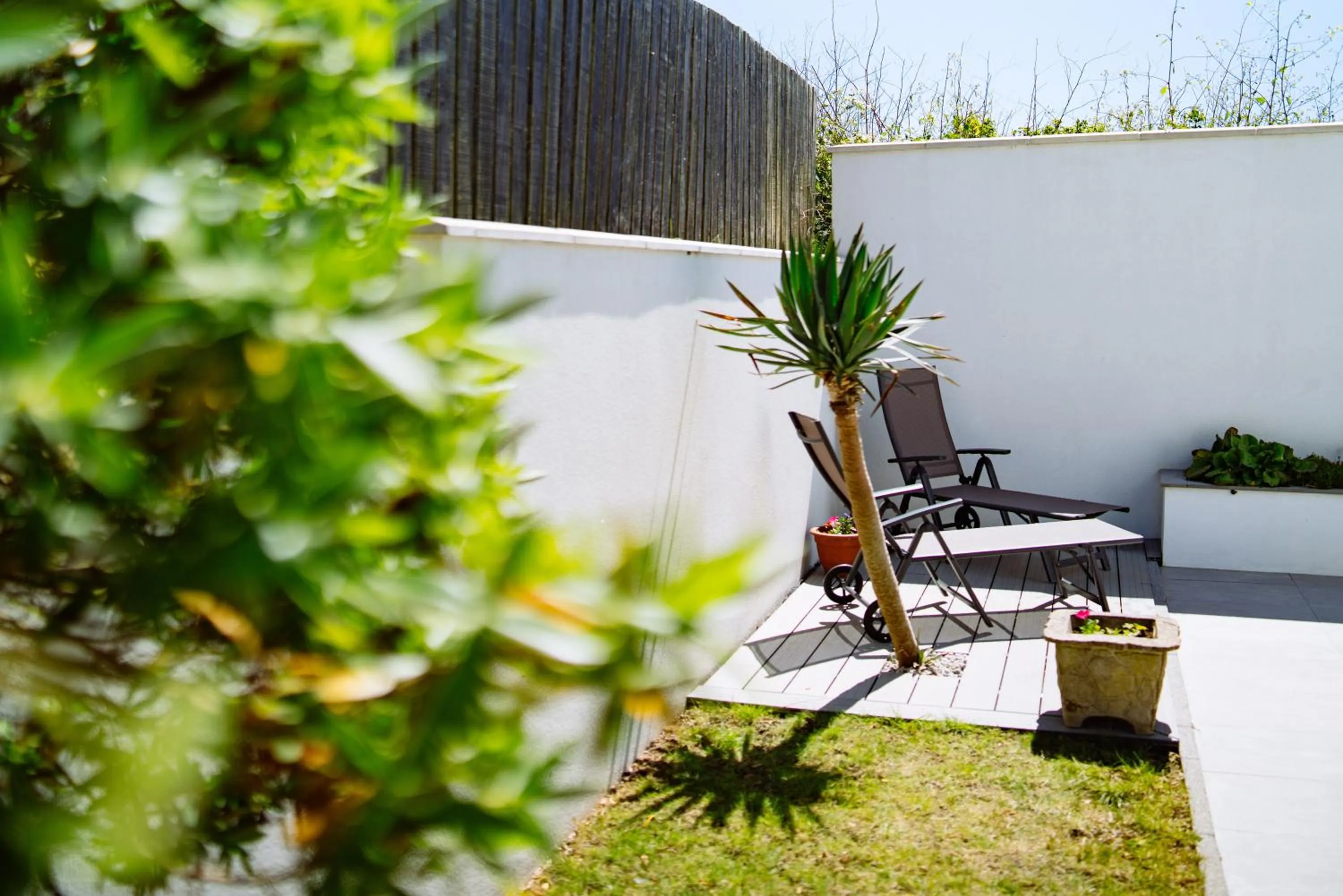 Patio in Sennen Cove Cottage