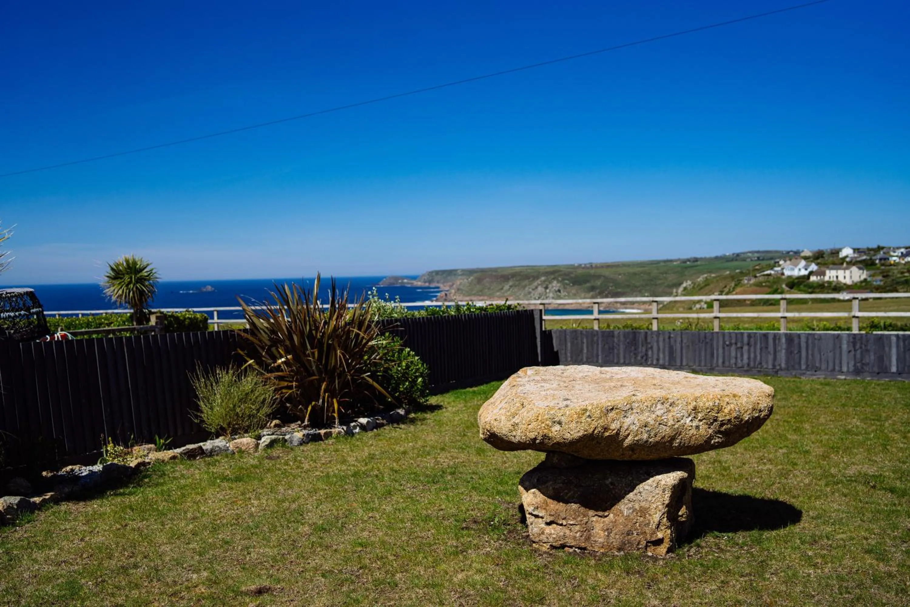 Garden in Sennen Cove Cottage