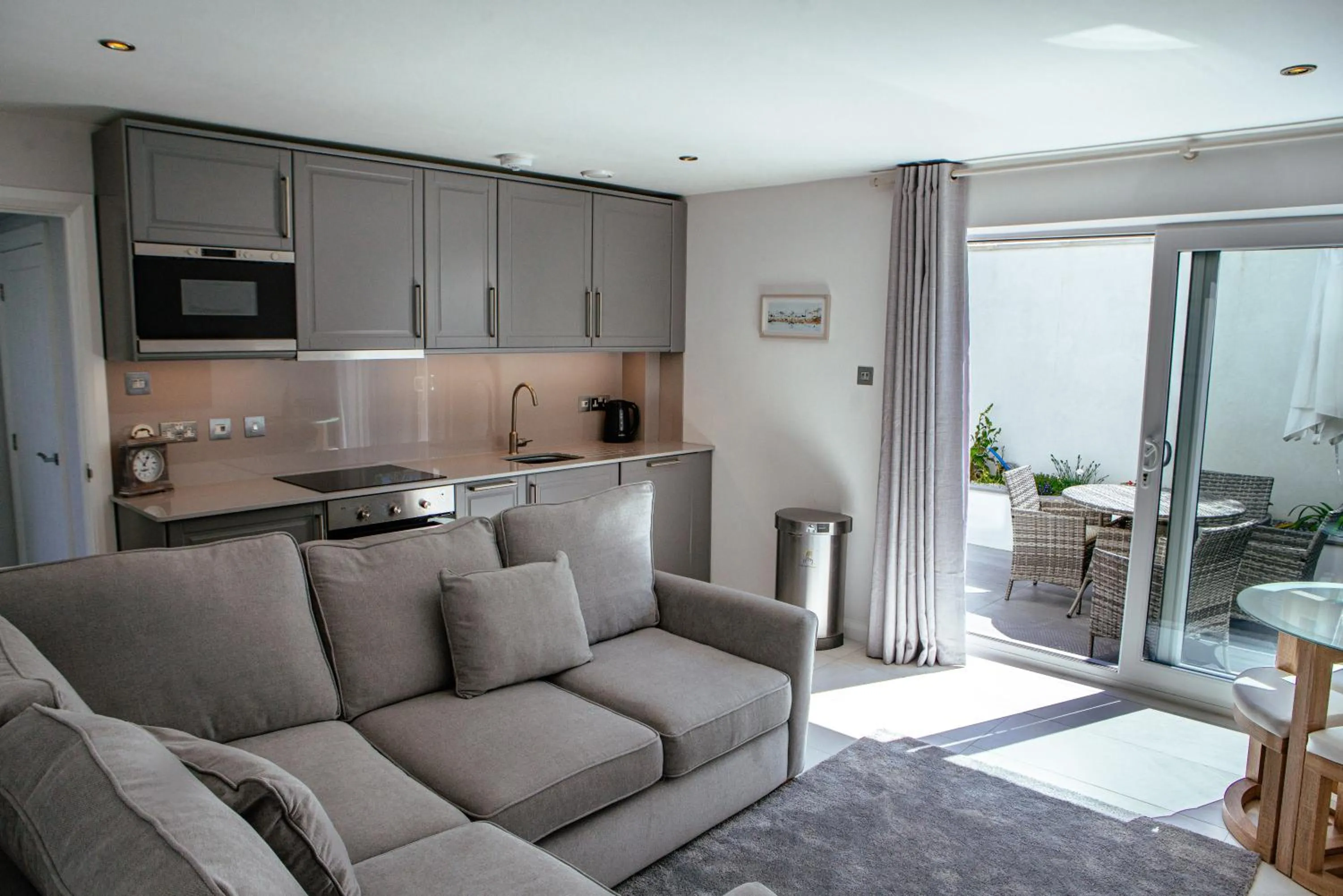 Living room in Sennen Cove Cottage