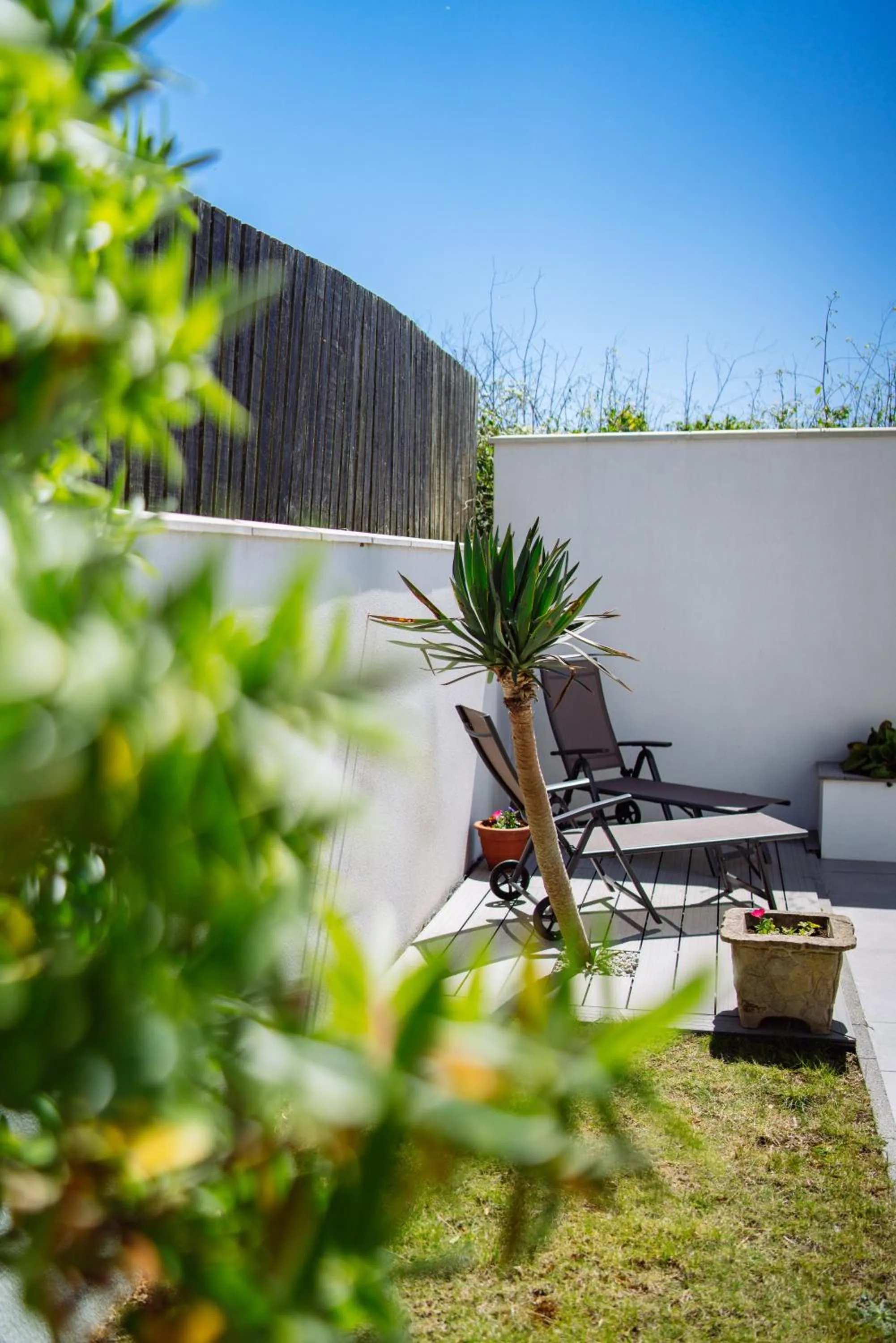 Patio in Sennen Cove Cottage