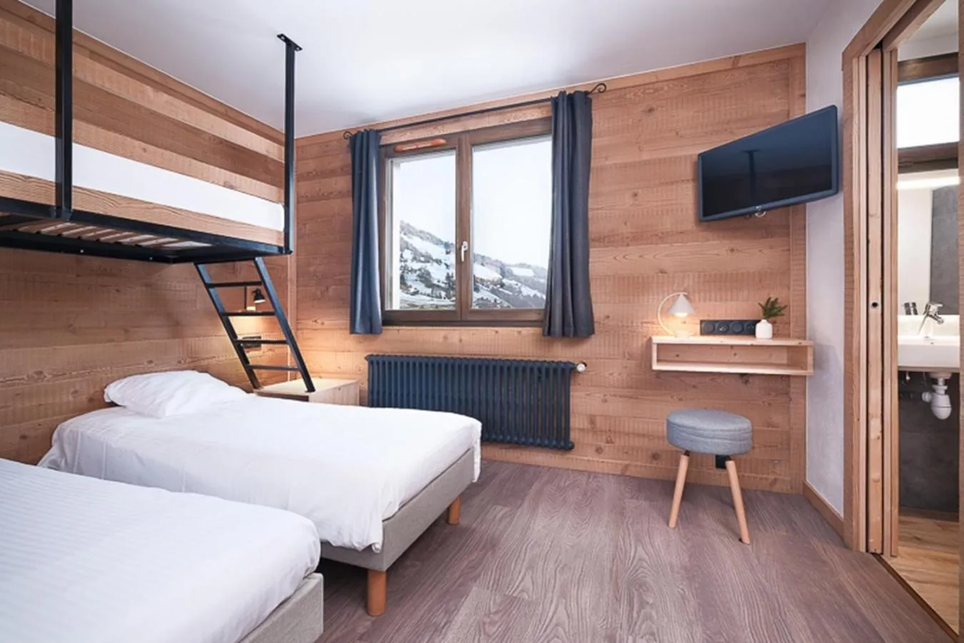 Bed in Hôtel le Christiania