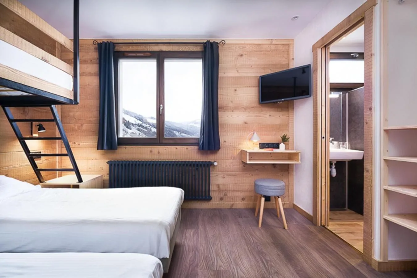 Bed in Hôtel le Christiania