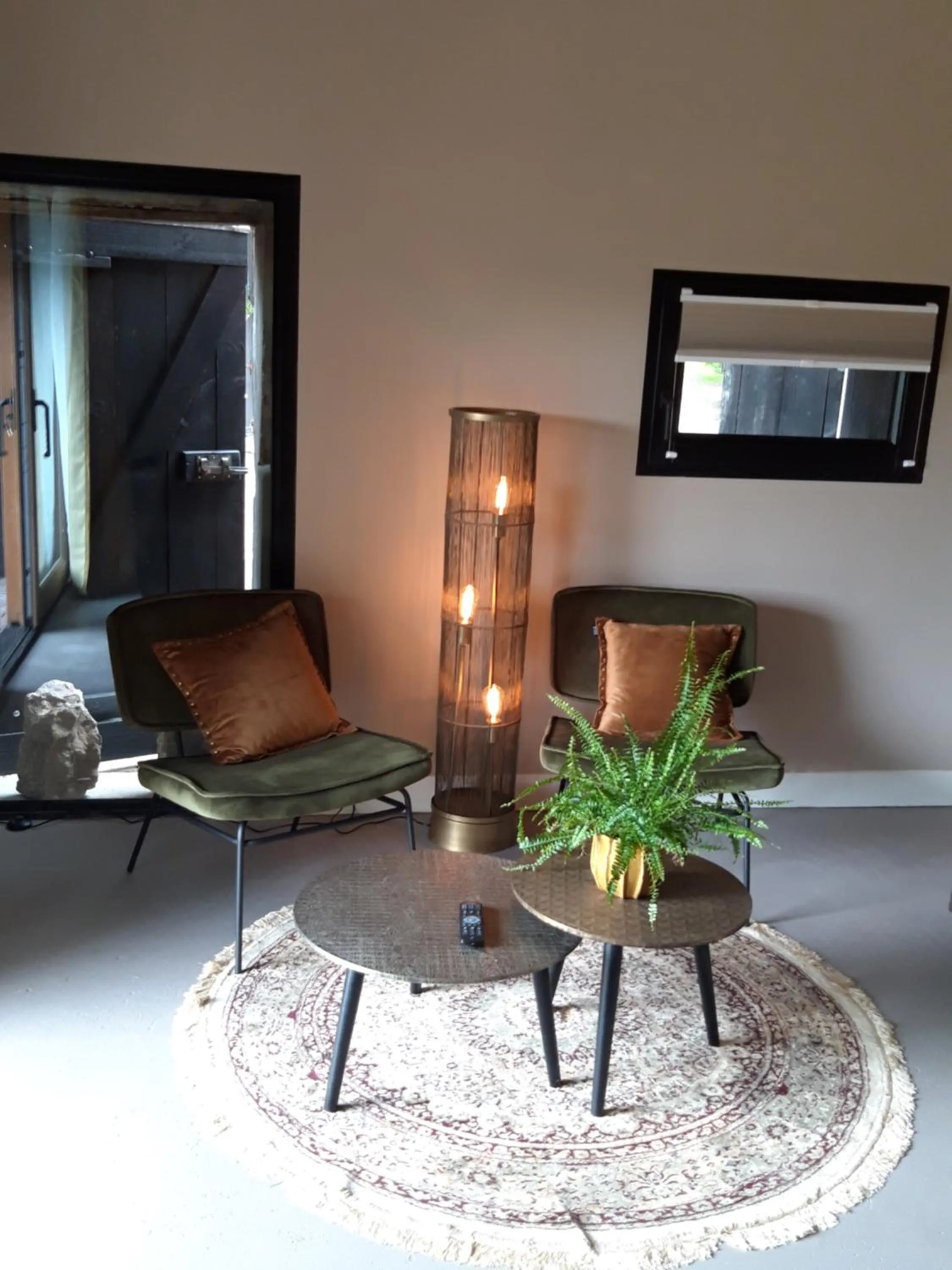 Living room in 't Buitenverblijf Erve Punte