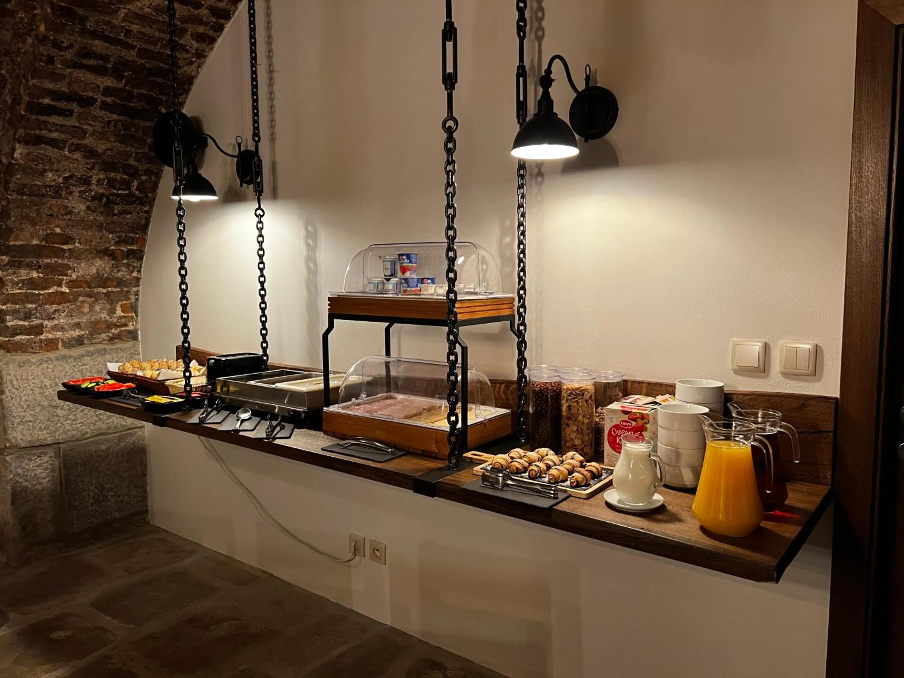 Breakfast in Hotel Panský Pivovar