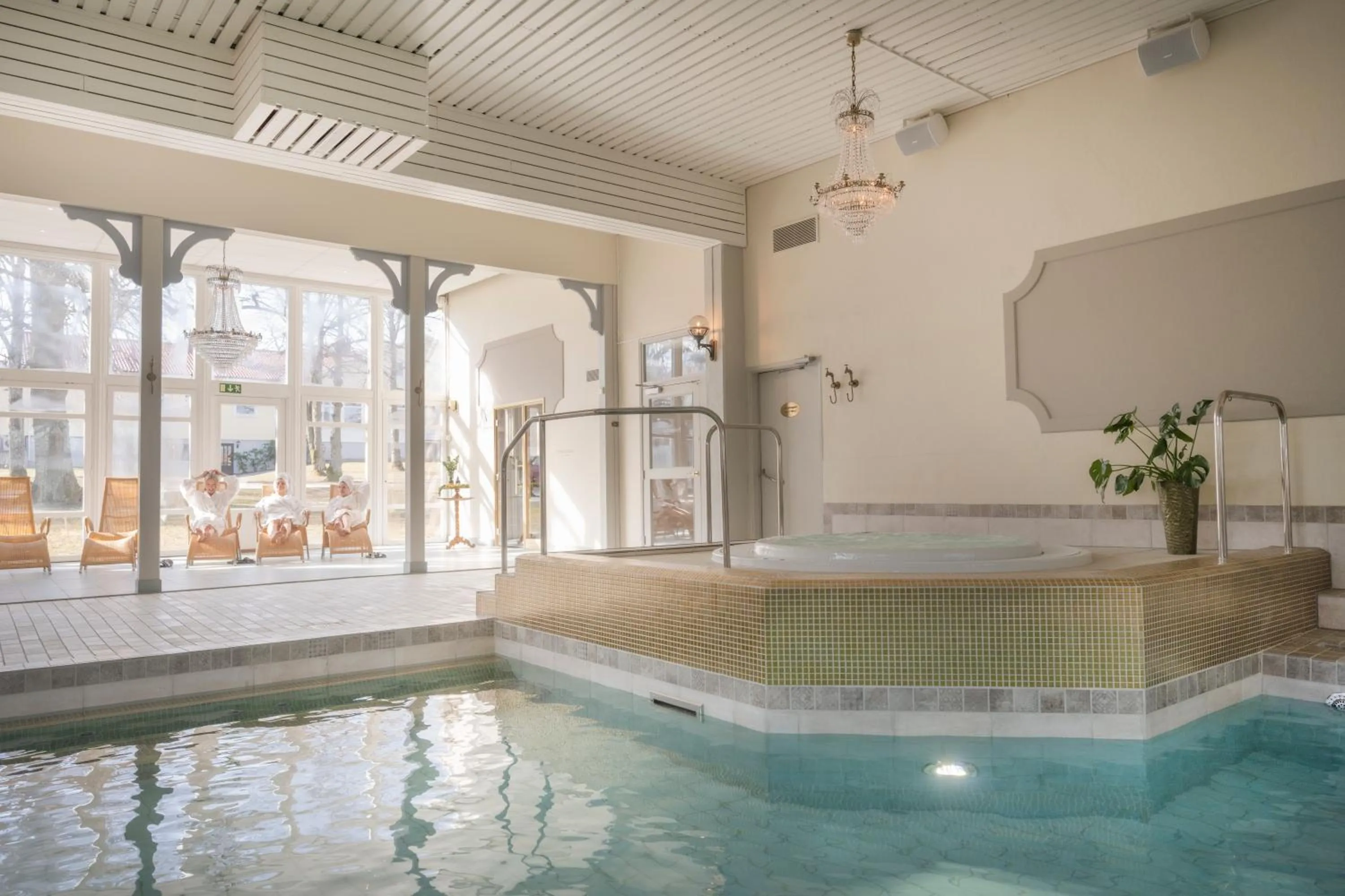 Pool view in Lundsbrunn Resort & Spa