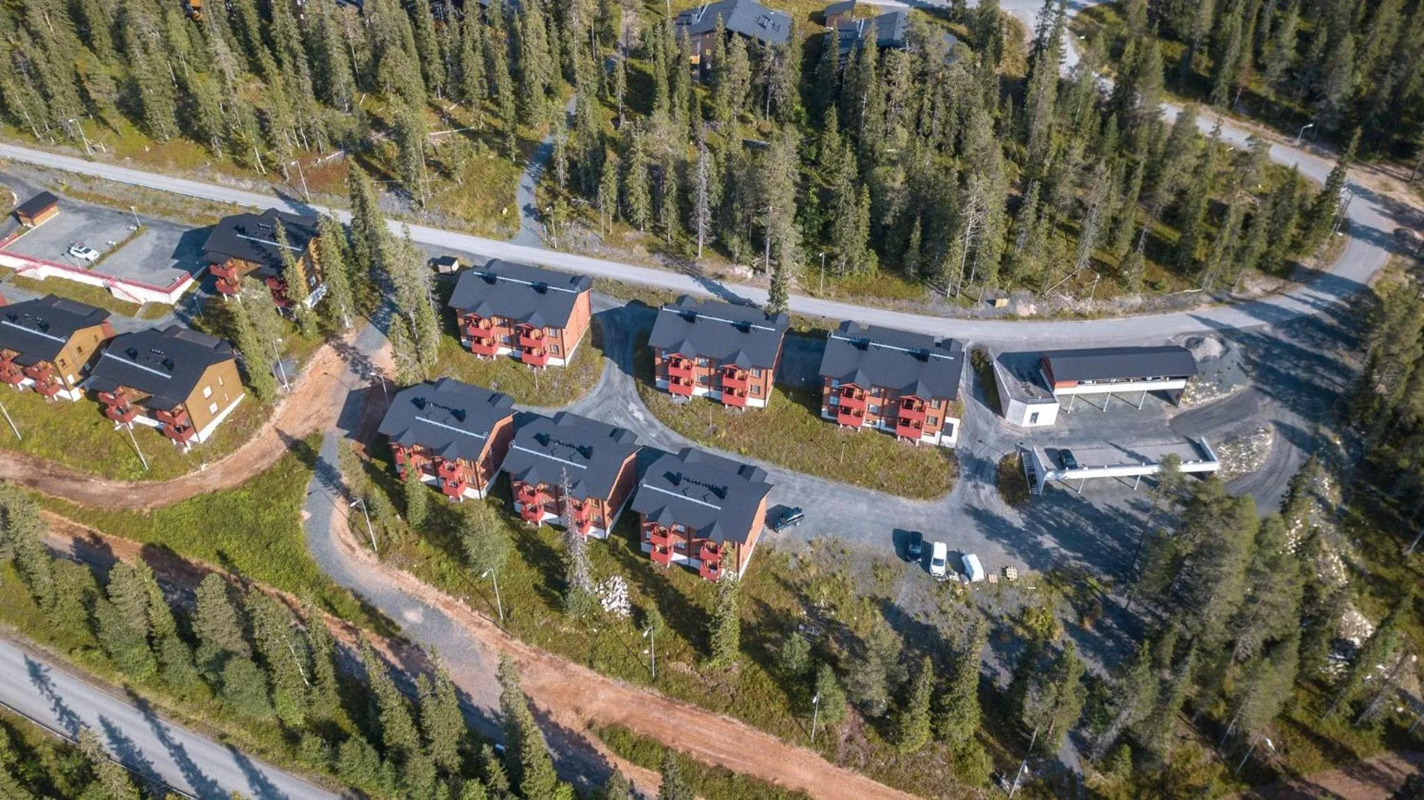 Street view in Ski-Inn AurinkoRinne