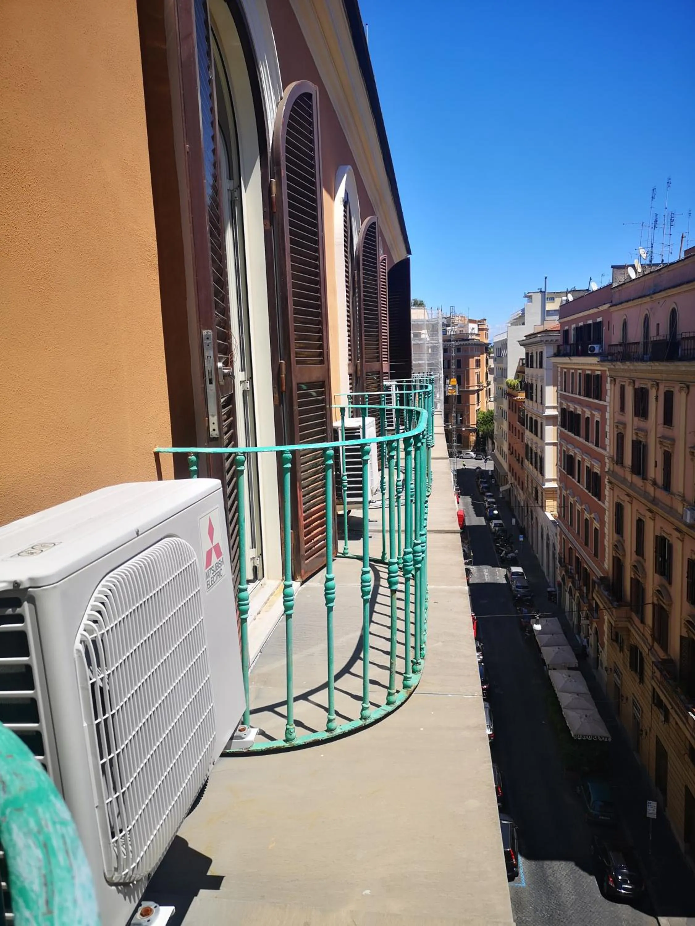 Balcony/Terrace in Rome Travellers Hotel