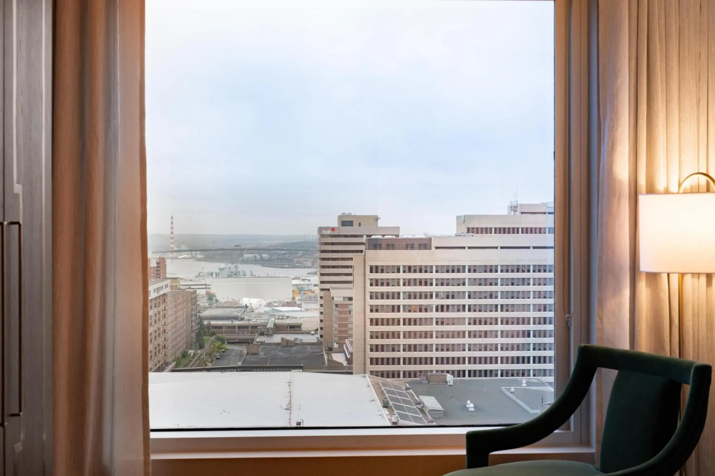 Sea view in The Sutton Place Hotel Halifax Sea view in The Sutton Place Hotel Halifax