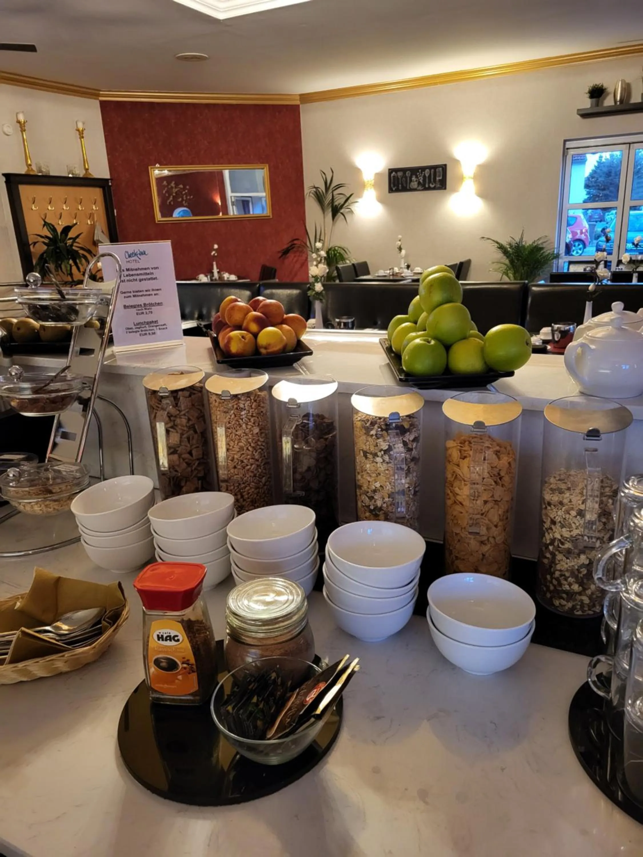 Breakfast in Check Inn Hotel Merseburg