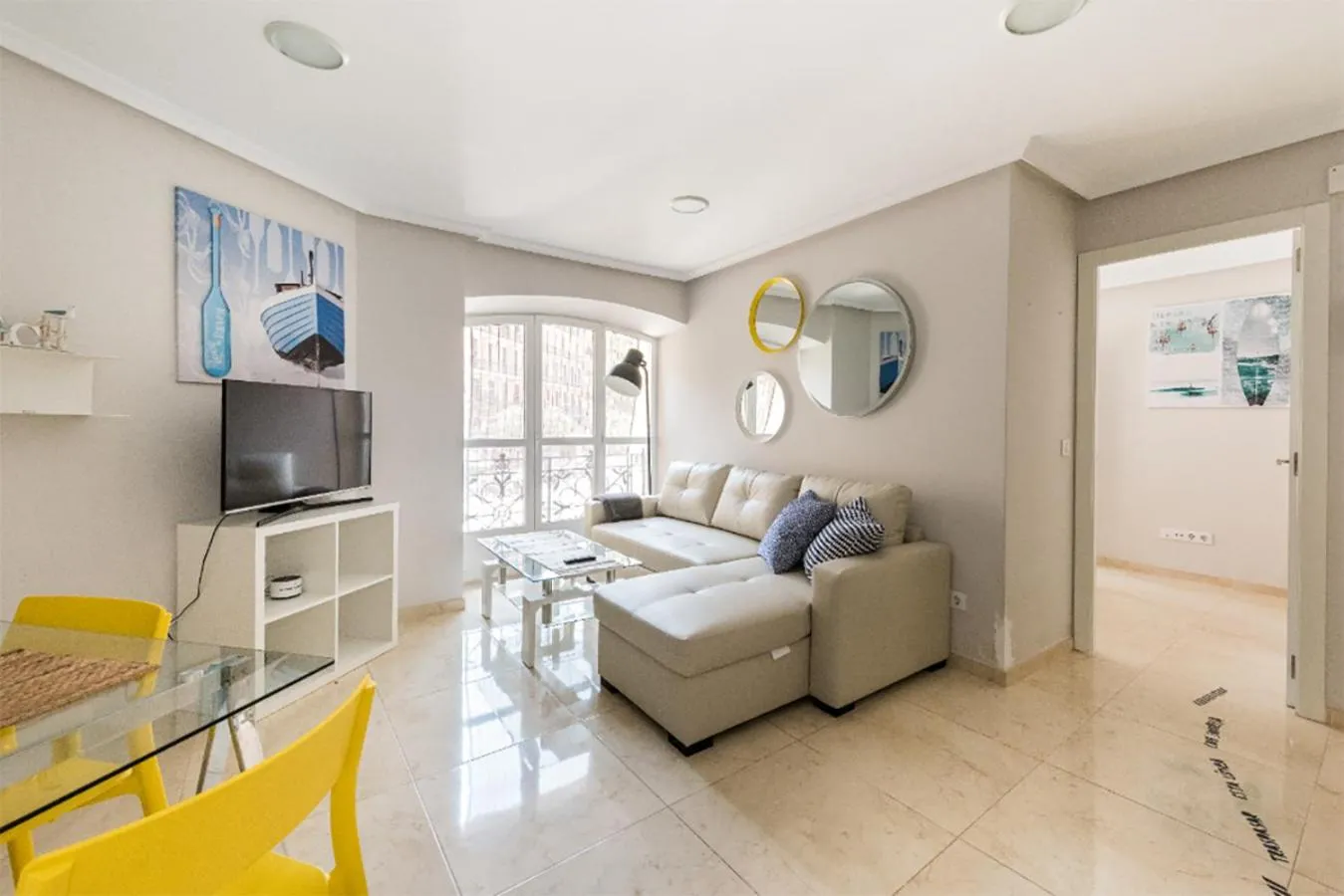 Living room in Boutique Apartments in the Heart of Madrid